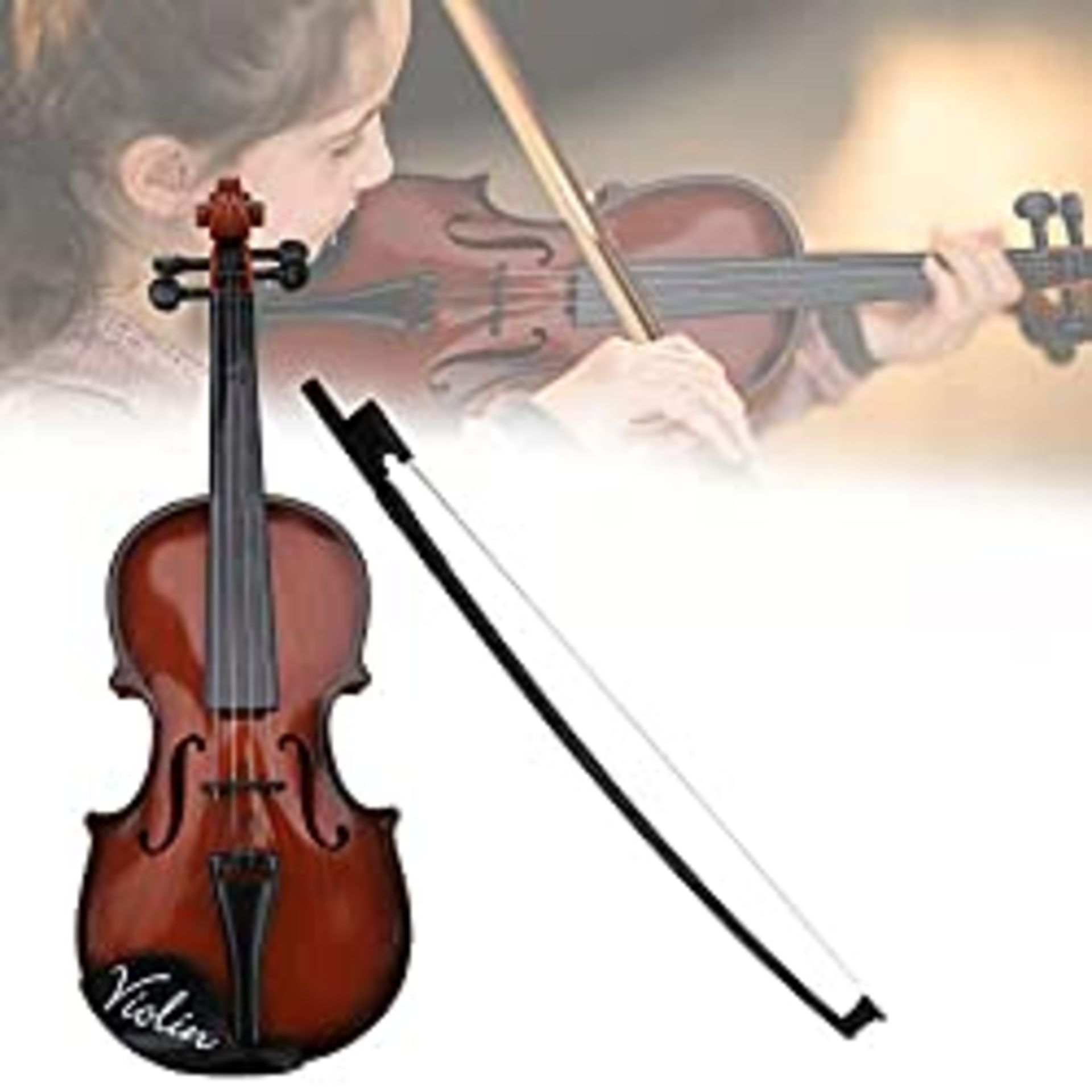 RRP £15.98 Violin for Children 42 cm Violin Toy Mini Violin Miniature