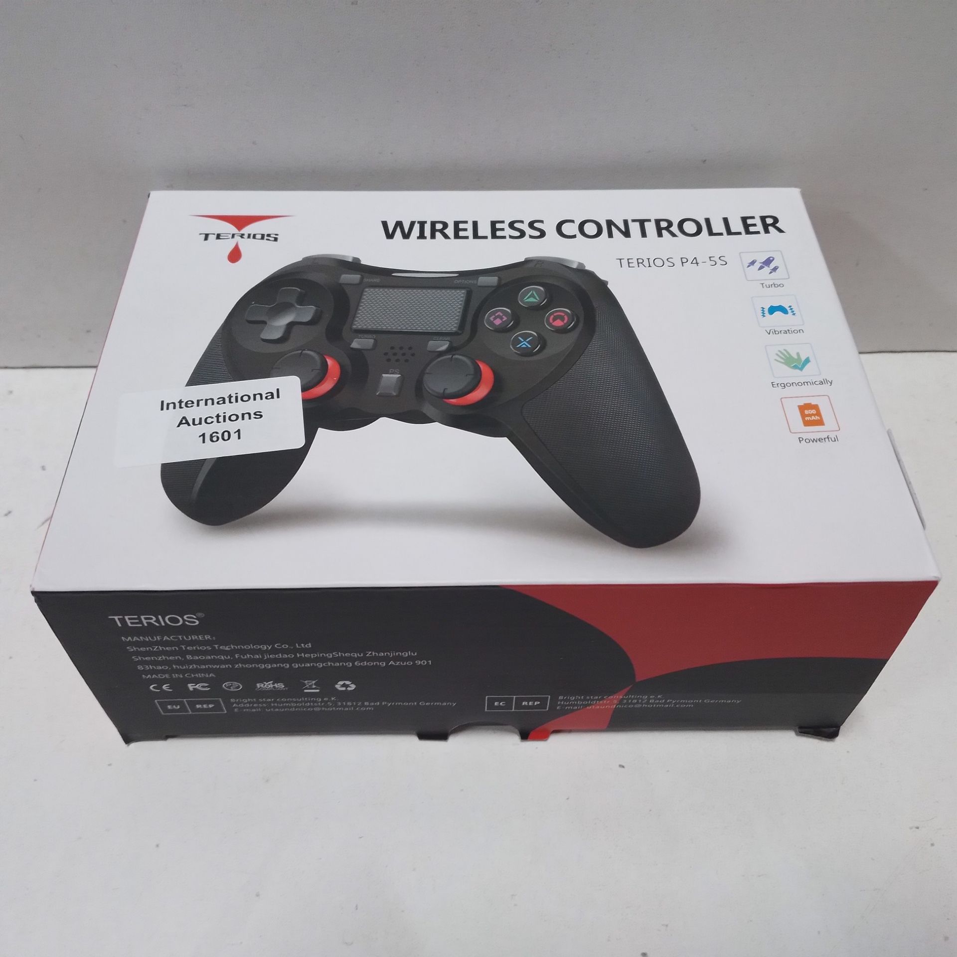 RRP £22.20 Terios for PS4 Wireless Controllers Compatible with - Image 2 of 2