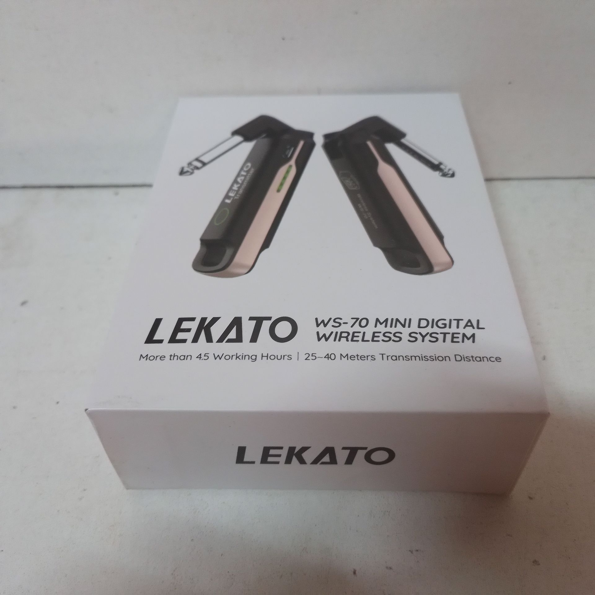 RRP £43.51 LEKATO WS-70 Guitar Wireless System with 70 Channels - Image 2 of 2