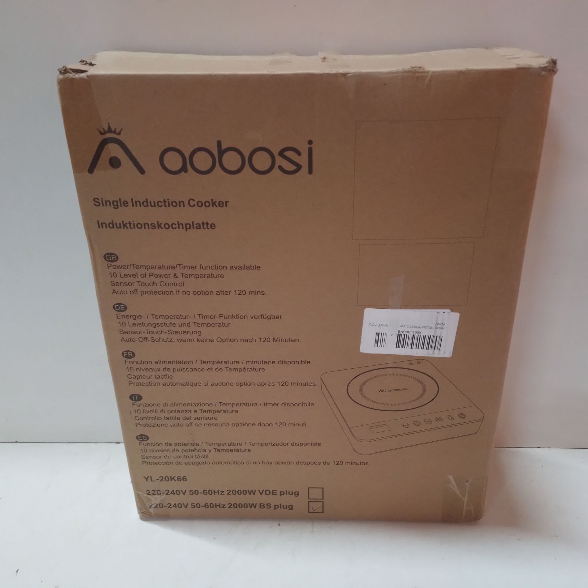 RRP £54.98 Aobosi Single Induction Cooker - Image 2 of 2