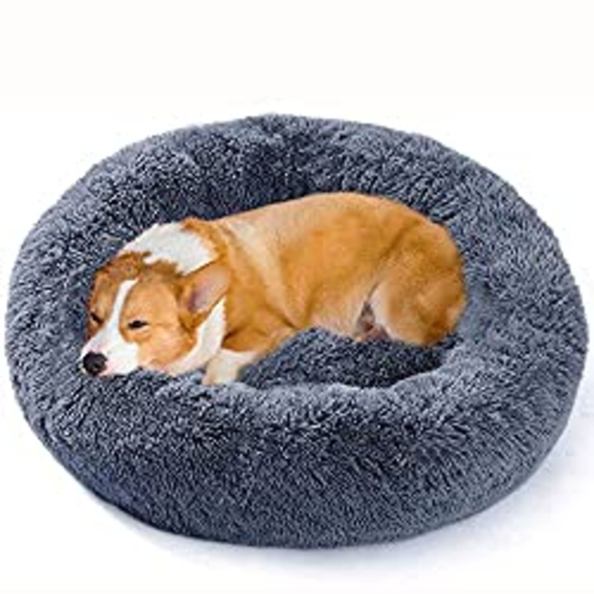 RRP £31.07 WEASHUME Calming Dog Cat Bed 50/70/85/100 Plush Donut