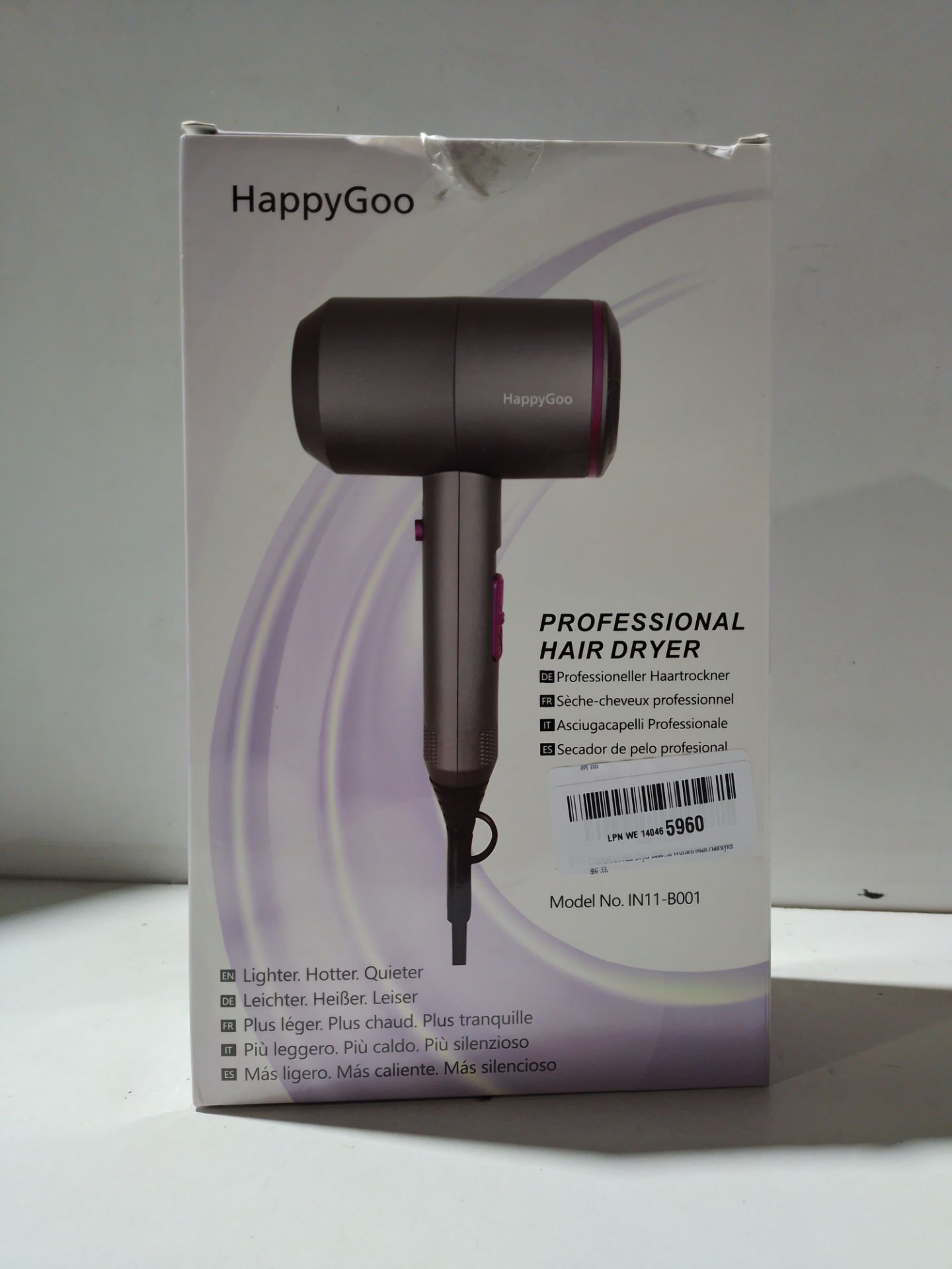 RRP £26.39 CASAMAA Hair Dryer 2000W Professional Hairdryer Powerful - Image 2 of 2