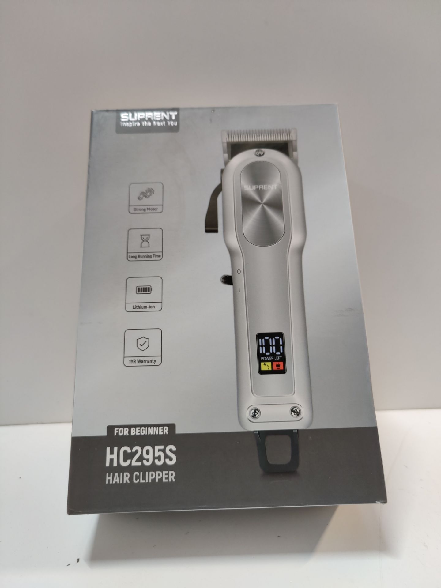 RRP £19.99 SUPRENT Cordless Hair Clippers for Men Professional - Image 2 of 2