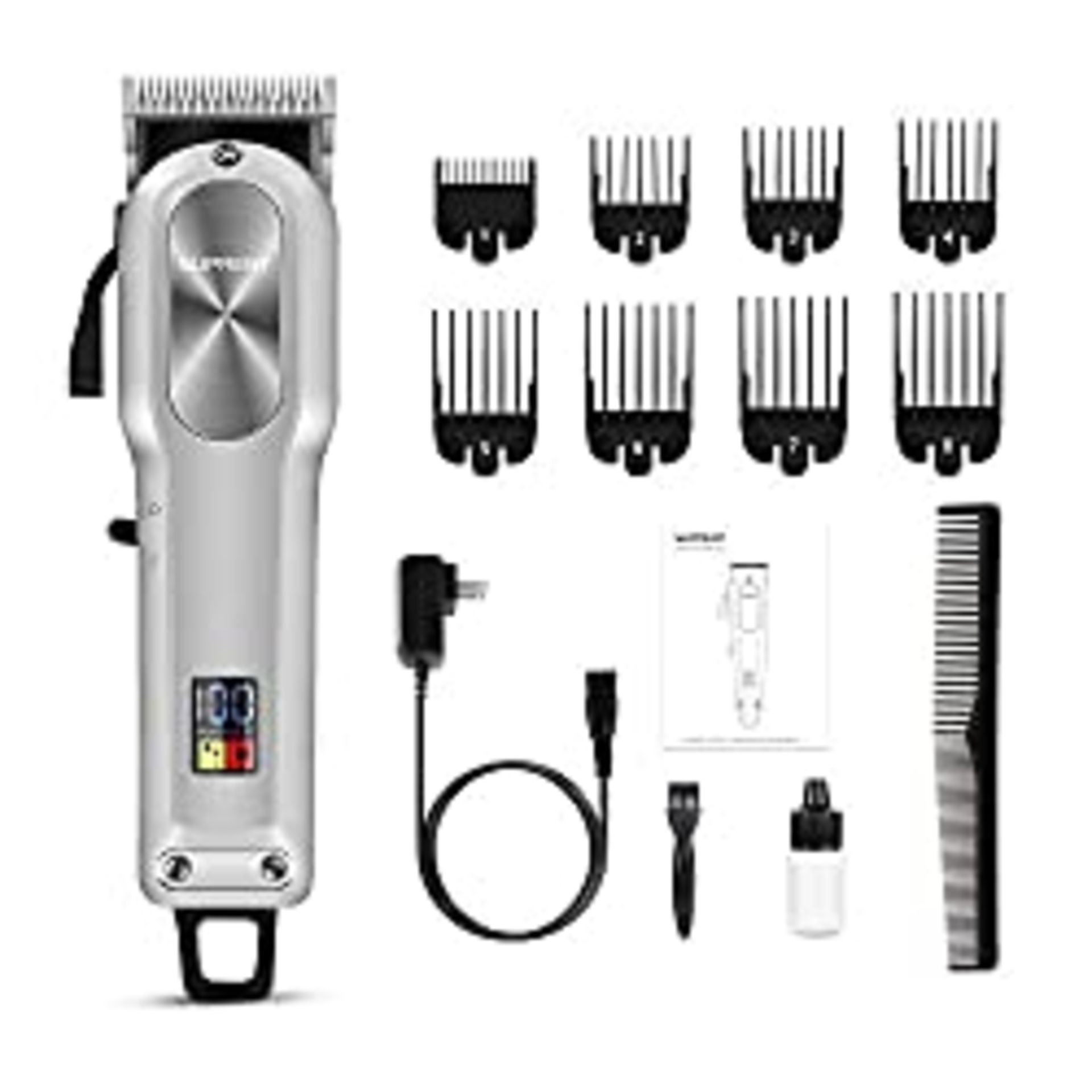RRP £19.99 SUPRENT Cordless Hair Clippers for Men Professional