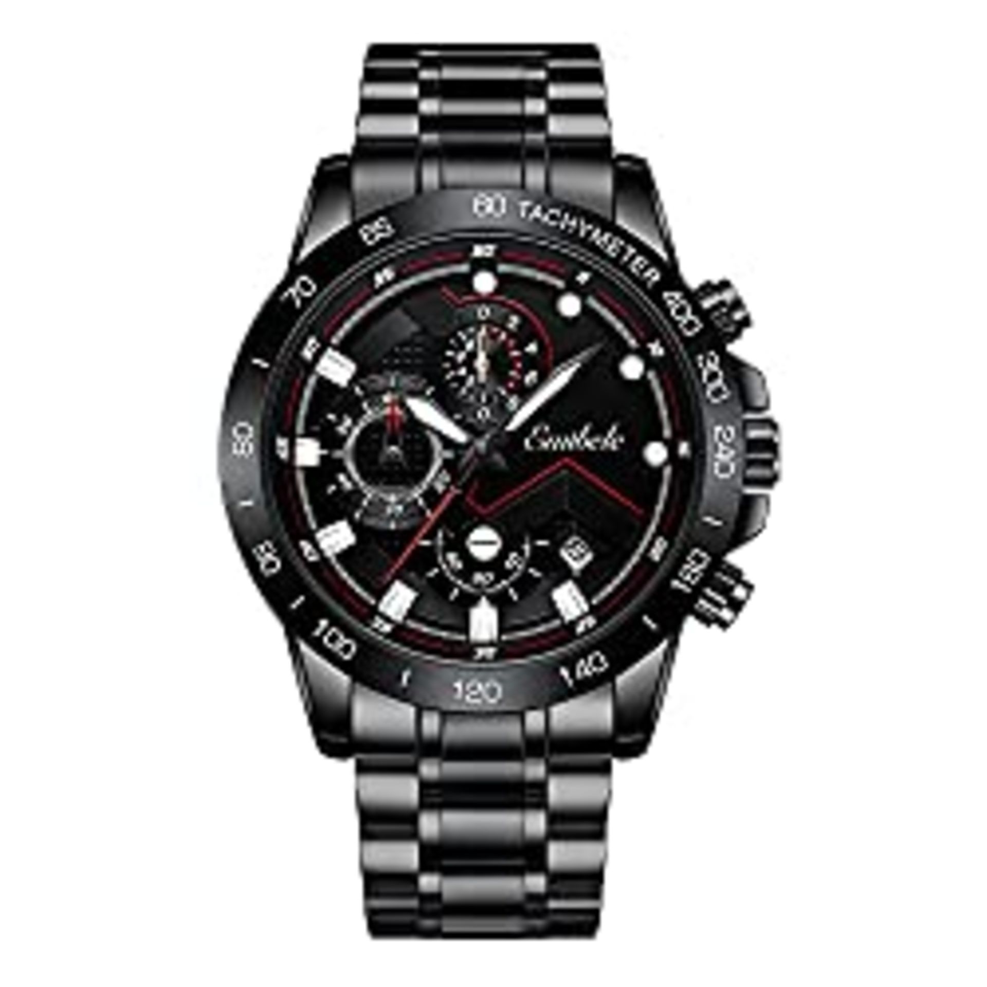 RRP £17.84 Emibele Men's Fashion Stainless Steel Watches