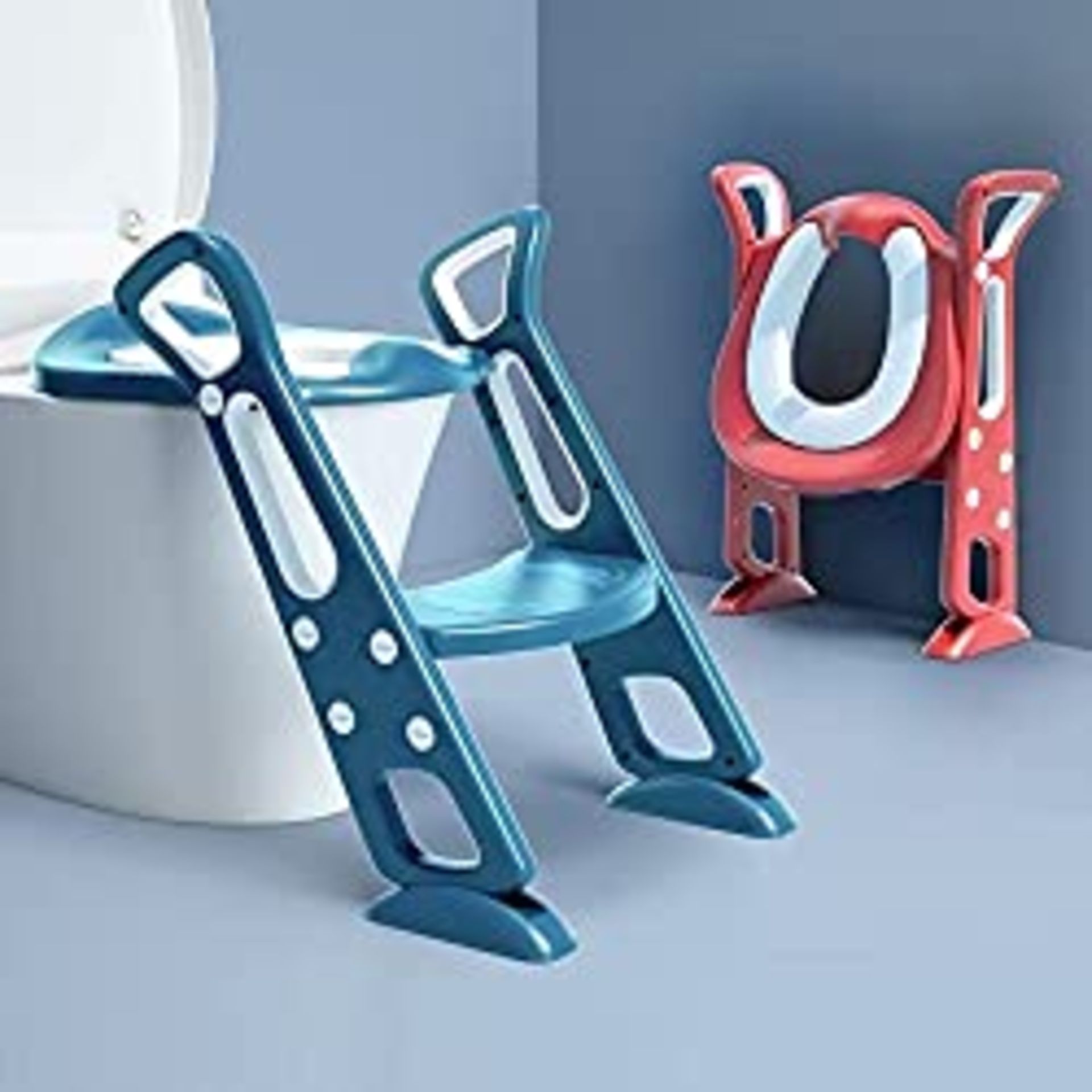 RRP £34.66 WoNicer Potty Training Seat with Step Stool Ladder for Kids and Toddler