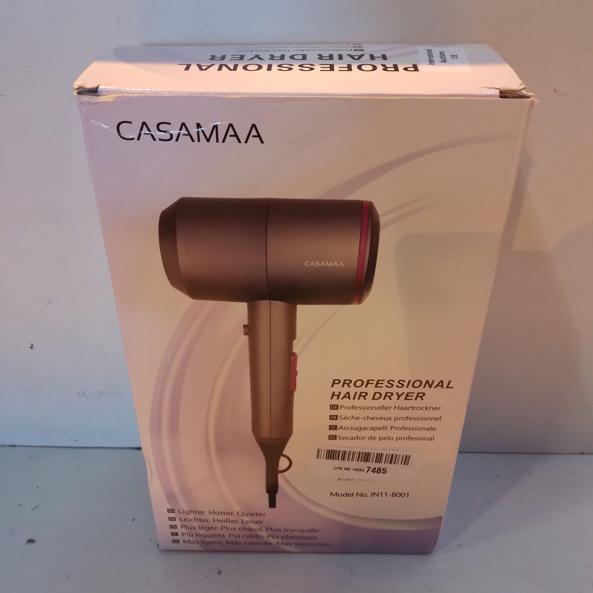 RRP £26.39 CASAMAA Hair Dryer 2000W Professional Hairdryer Powerful - Image 2 of 2