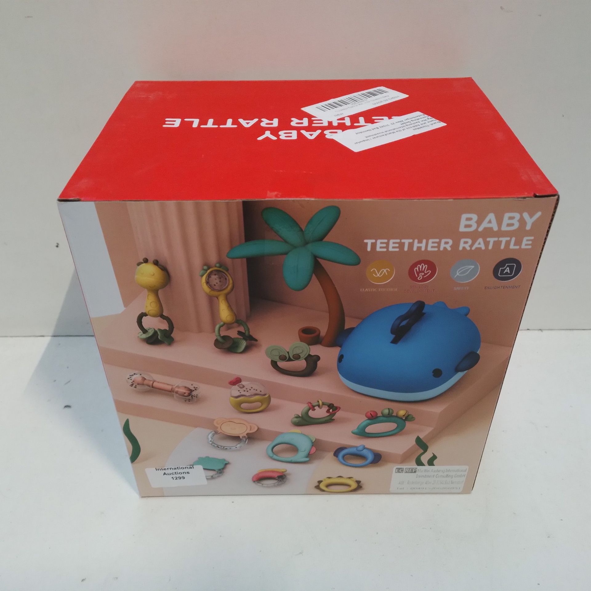 RRP £14.99 ThinkMax Baby Rattle and Teether Set Newborn Babies - Image 2 of 2