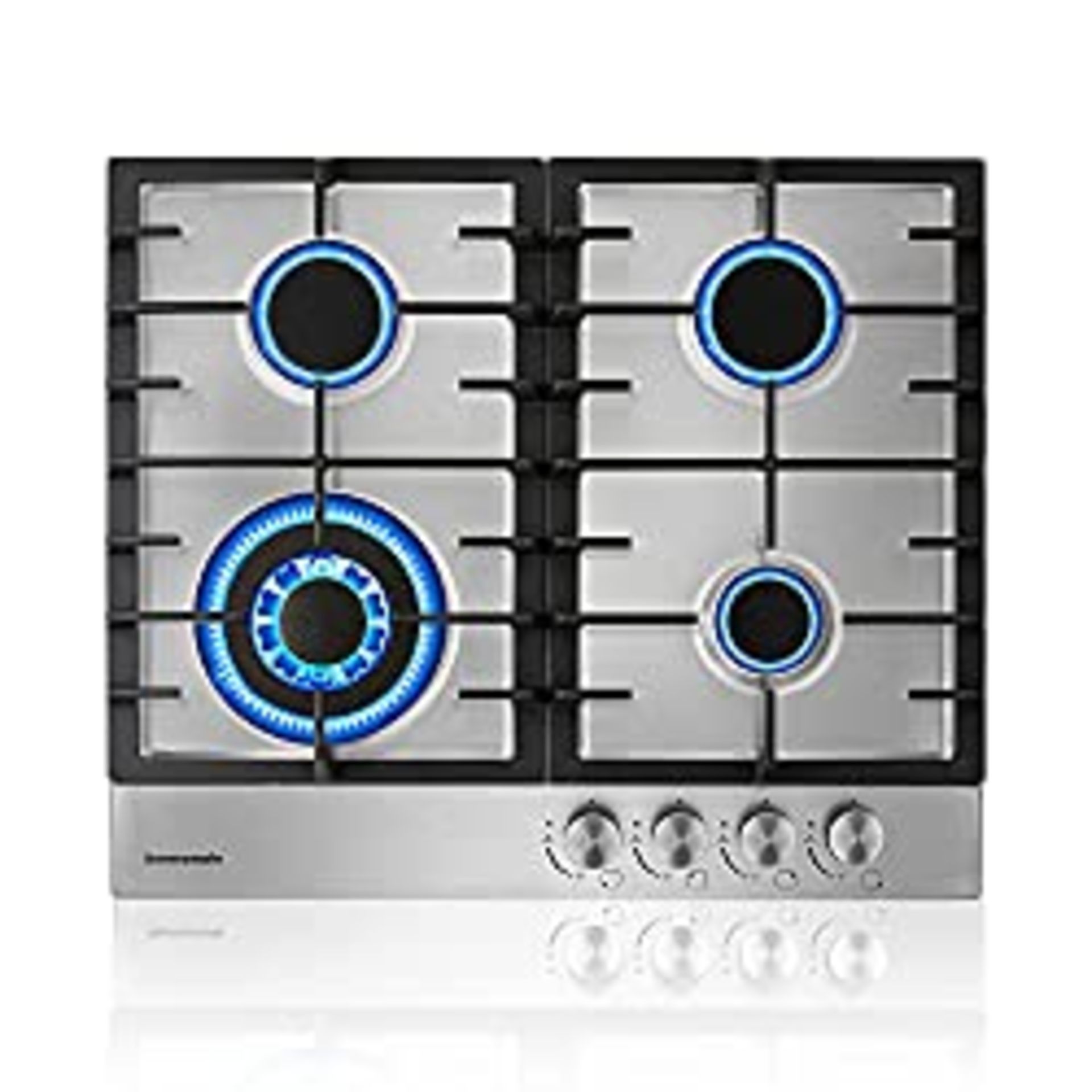 RRP £149.99 Thermomate GHSS604 60cm Built-in 4 Burner Gas Hob