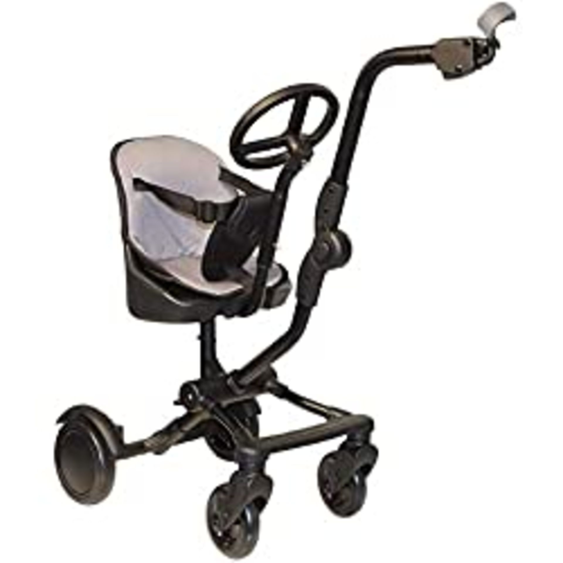 RRP £149.00 Roma Uptown Rider 4 Wheel Toddler Seat & Steering Wheel to fit All Prams