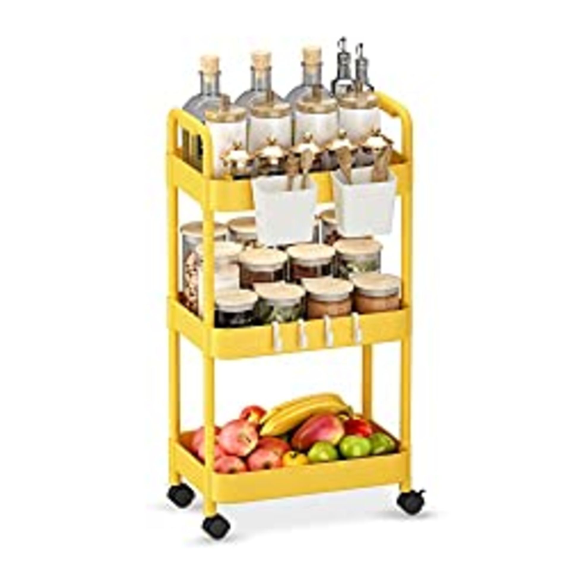 RRP £23.99 JOISCOPE 3-Tier Storage Trolley Cart