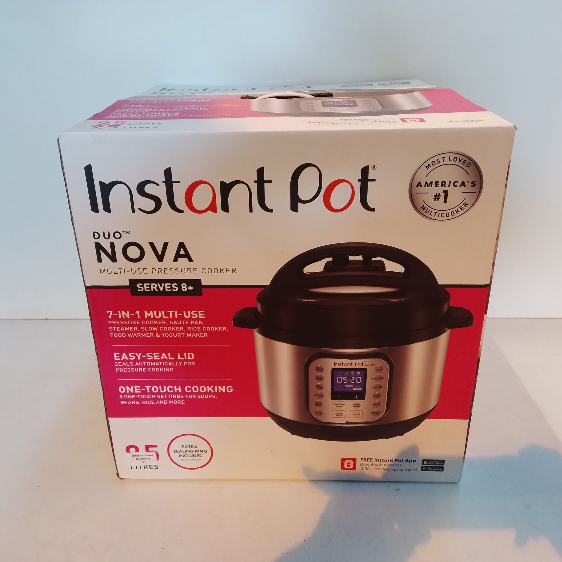RRP £99.98 Instant Pot Duo Nova Electric Multi-Use Pressure Cooker - Image 2 of 2