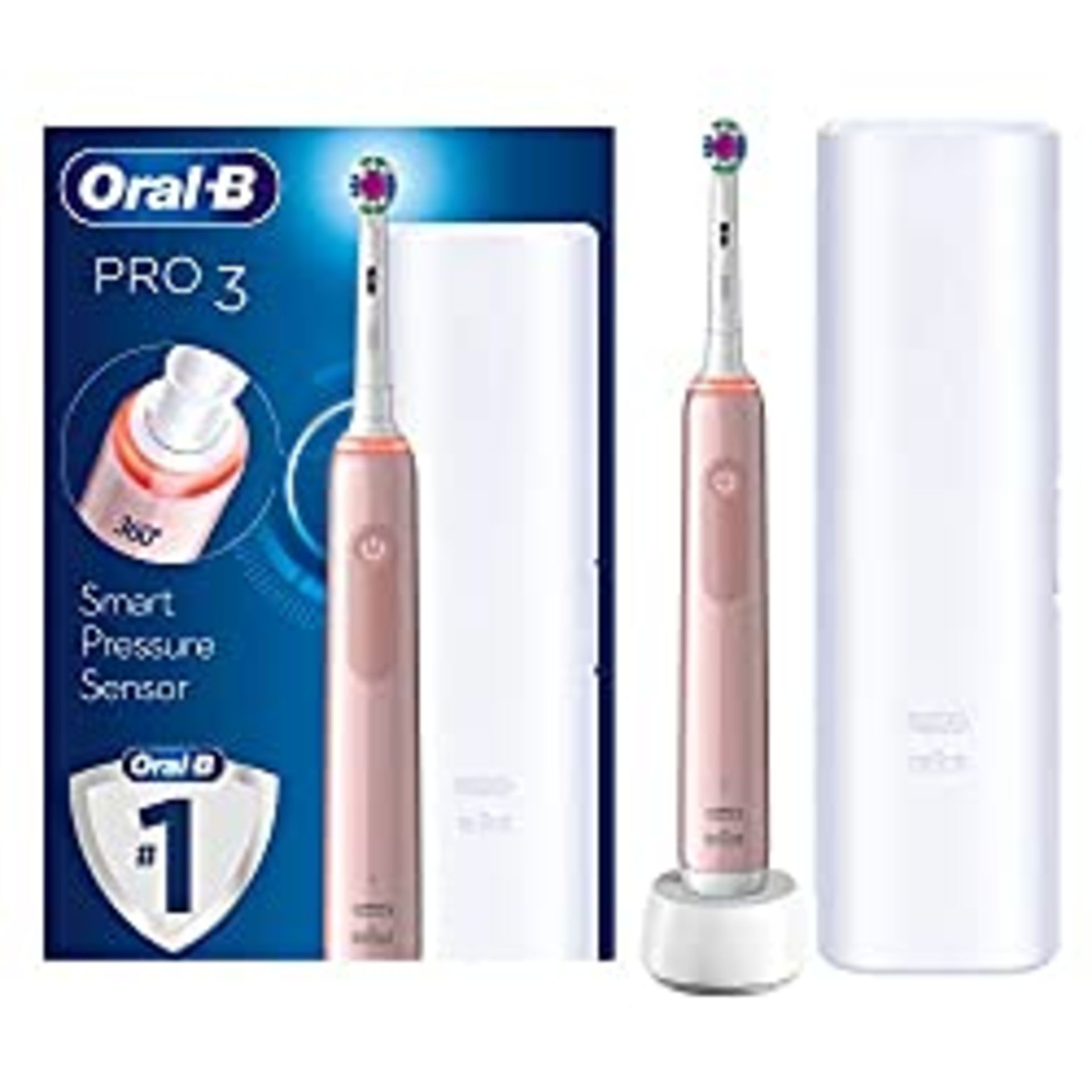 RRP £47.78 Oral-B Pro 3 Electric Toothbrush with Smart Pressure Sensor