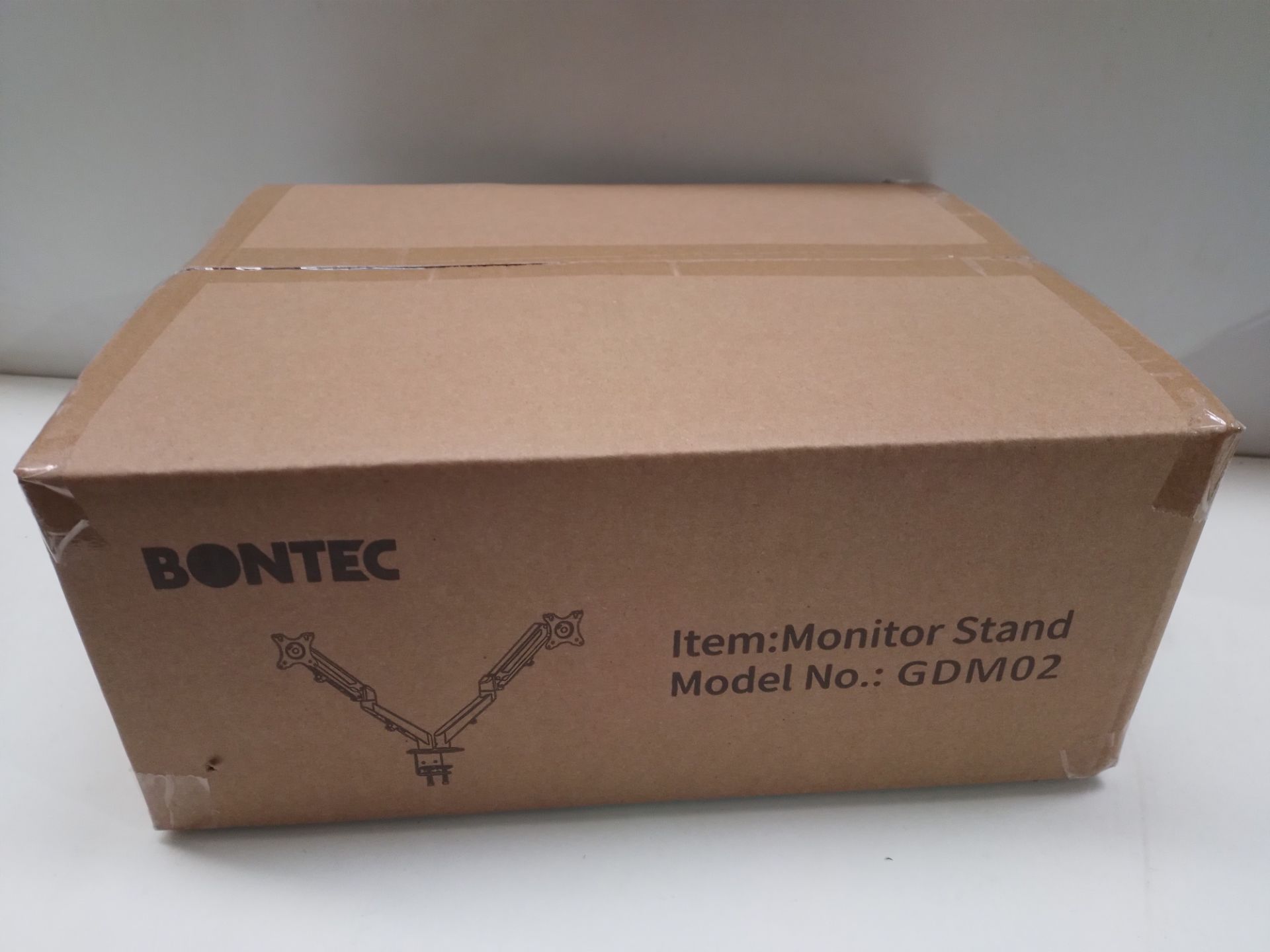 RRP £45.98 BONTEC Dual Monitor Arm Desk Mount Stand for 13-27 inch LED/LCD Monitors - Image 2 of 2