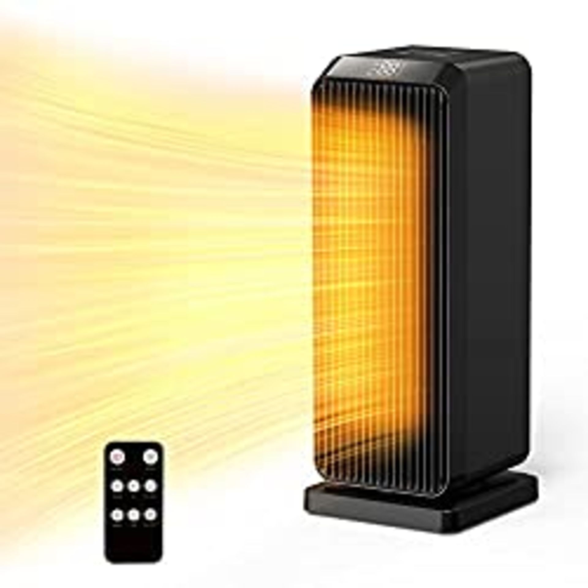 RRP £43.55 Space Heater Fan Low Energy with Thermostat