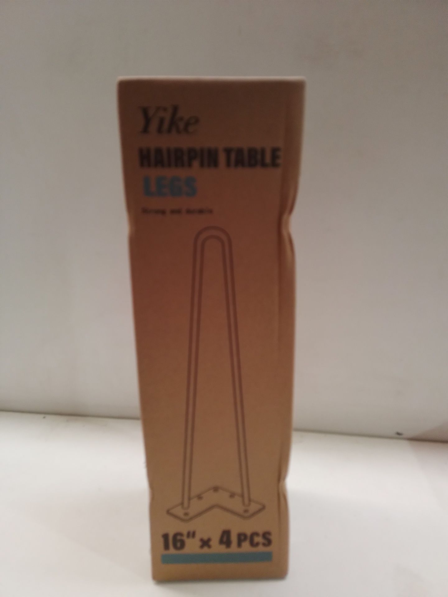 RRP £26.99 YIKE Hairpin Table Legs Metal Set of 4PCS - Image 2 of 2