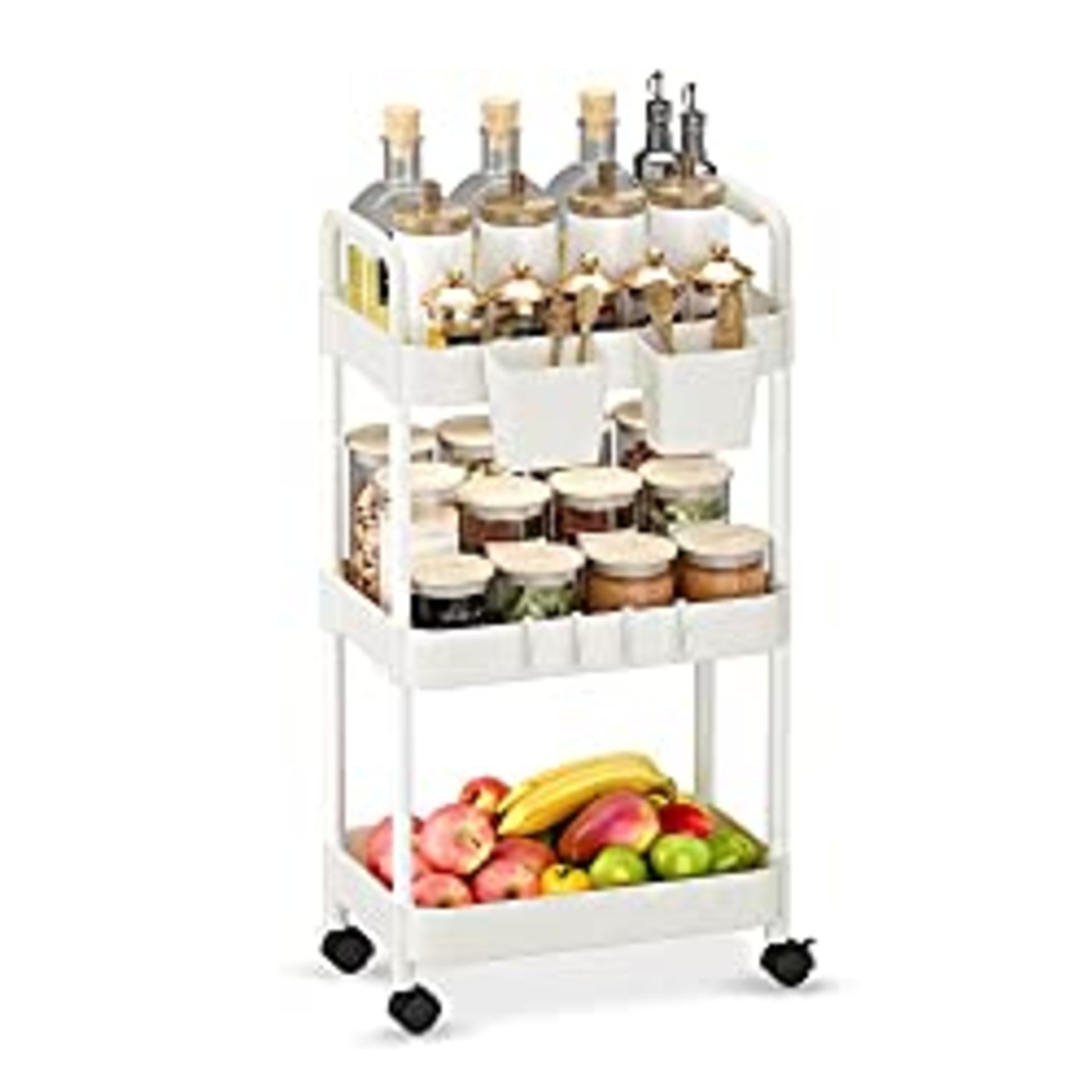 RRP £25.99 JOISCOPE 3-Tier Storage Trolley Cart