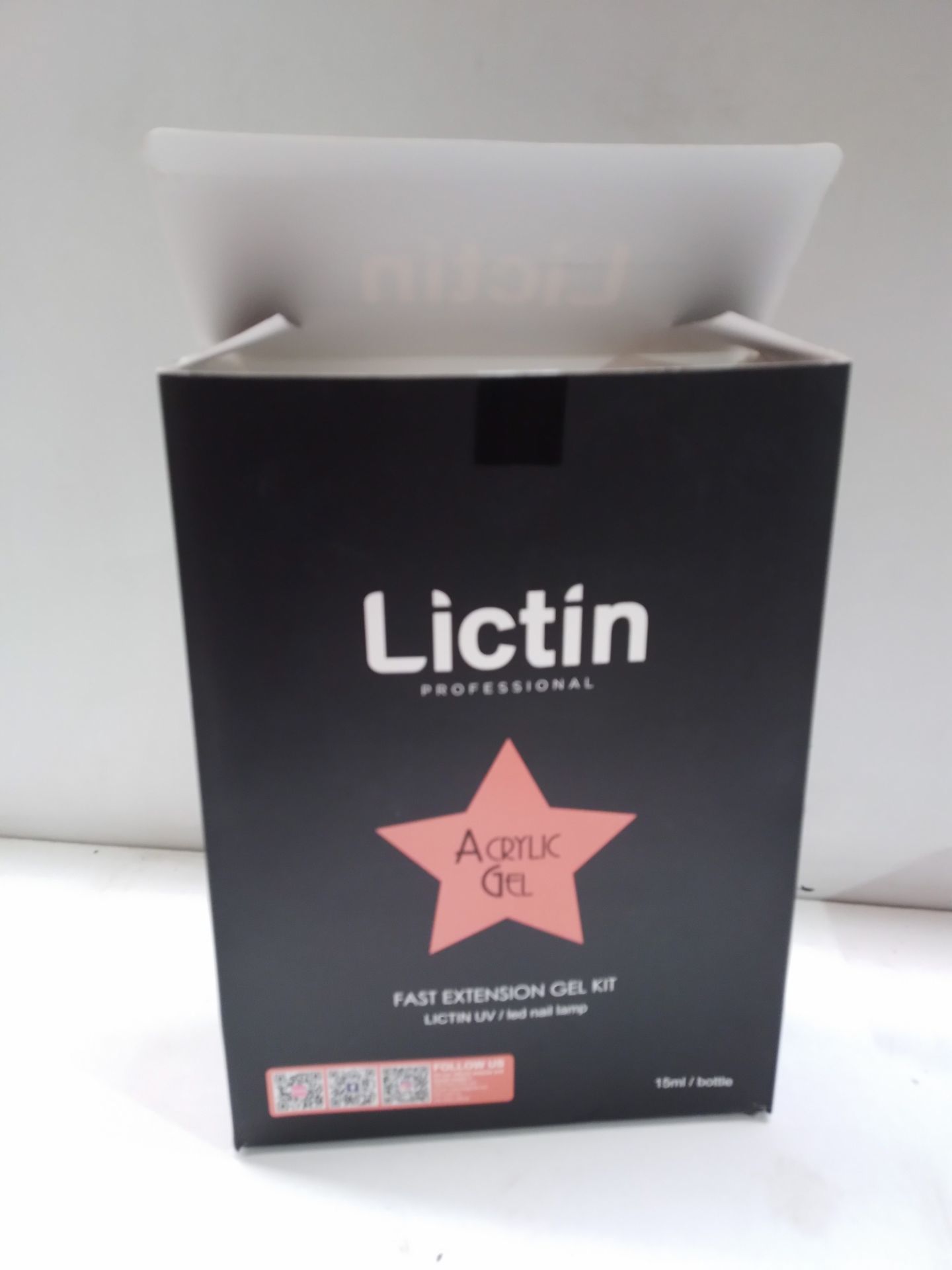 RRP £20.99 Lictin Poly Gel Nail Kit with Lamp UV LED - Image 2 of 2