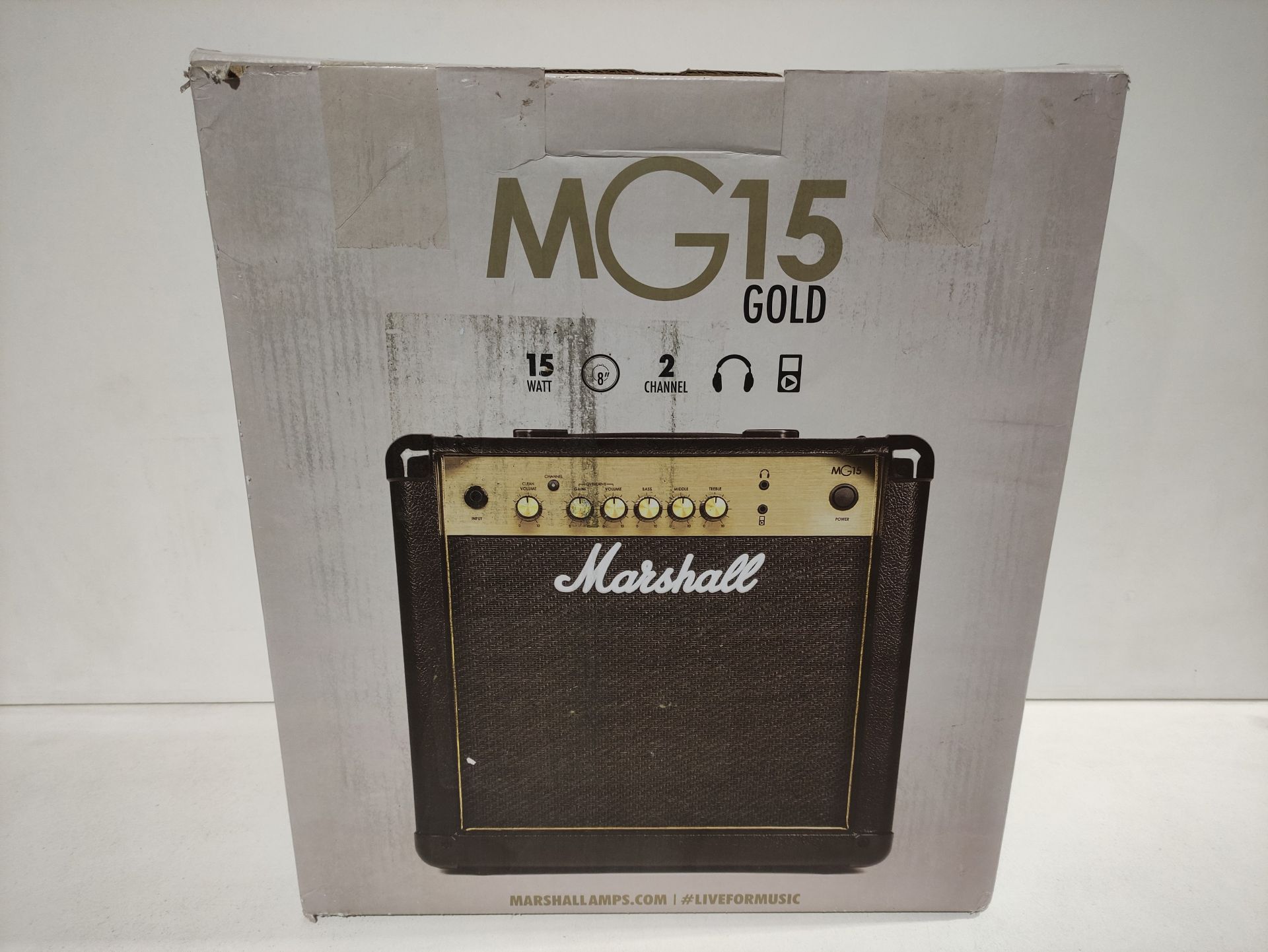 RRP £84.85 Marshall MG15 Practice Amp - Image 2 of 2