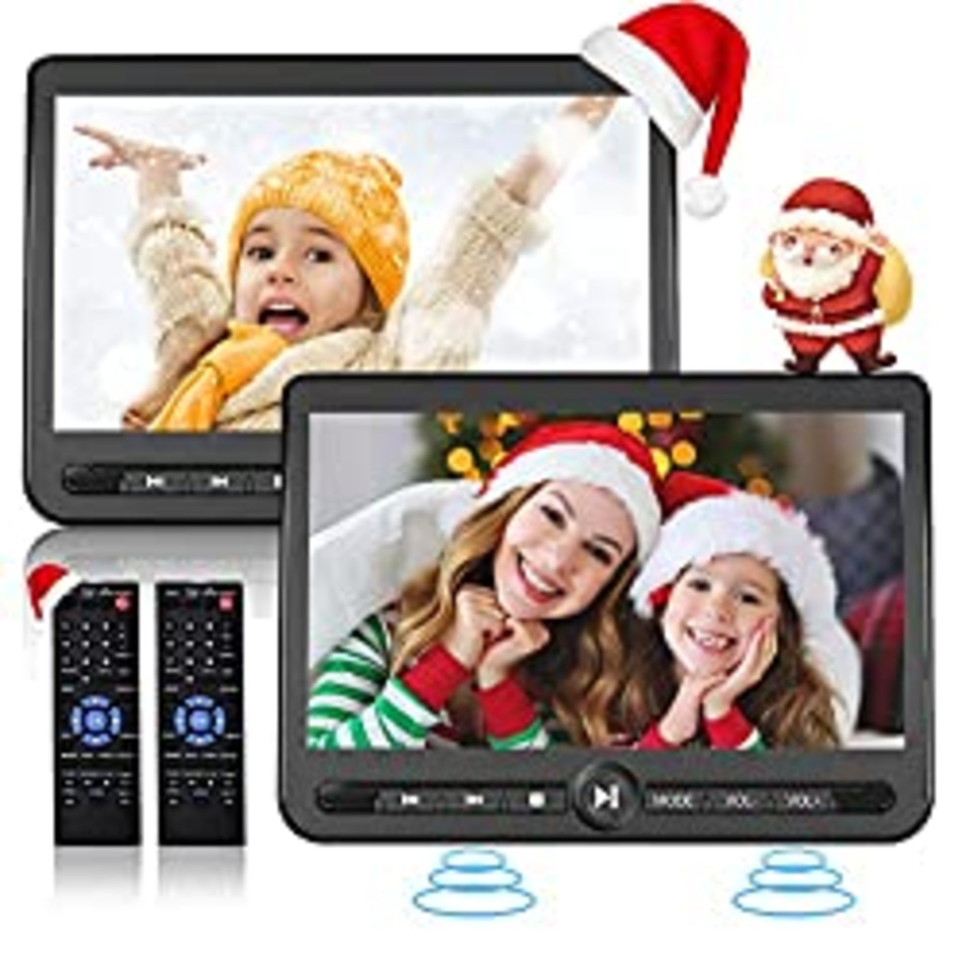 RRP £184.98 10.5" Dual Portable DVD Player