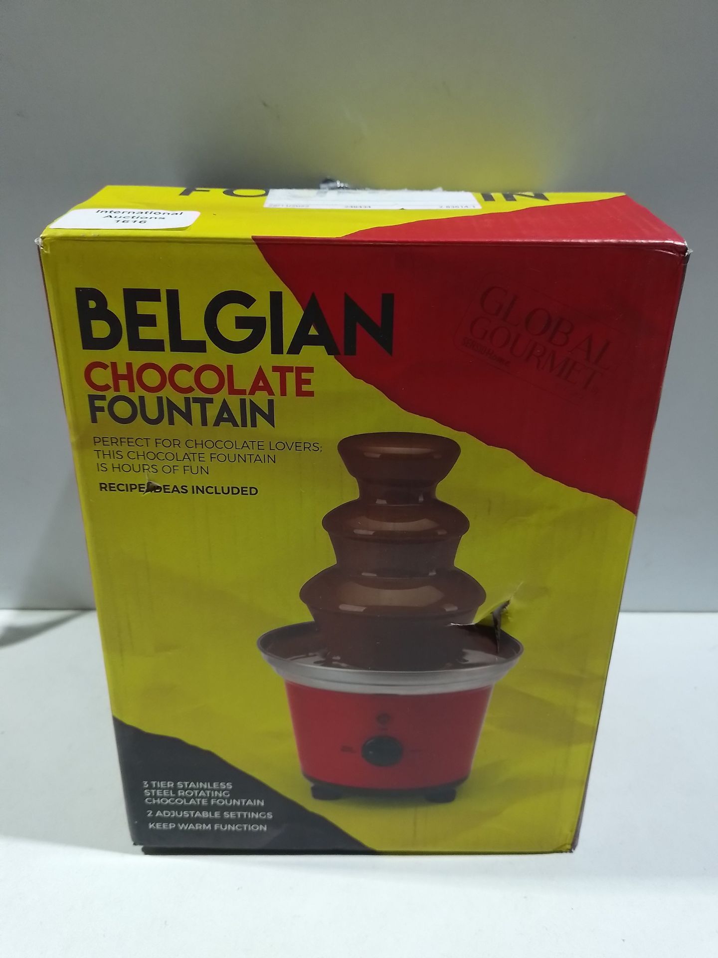 RRP £26.95 Global Gourmet Belgian Chocolate Fountain Fondue Large - Image 2 of 2