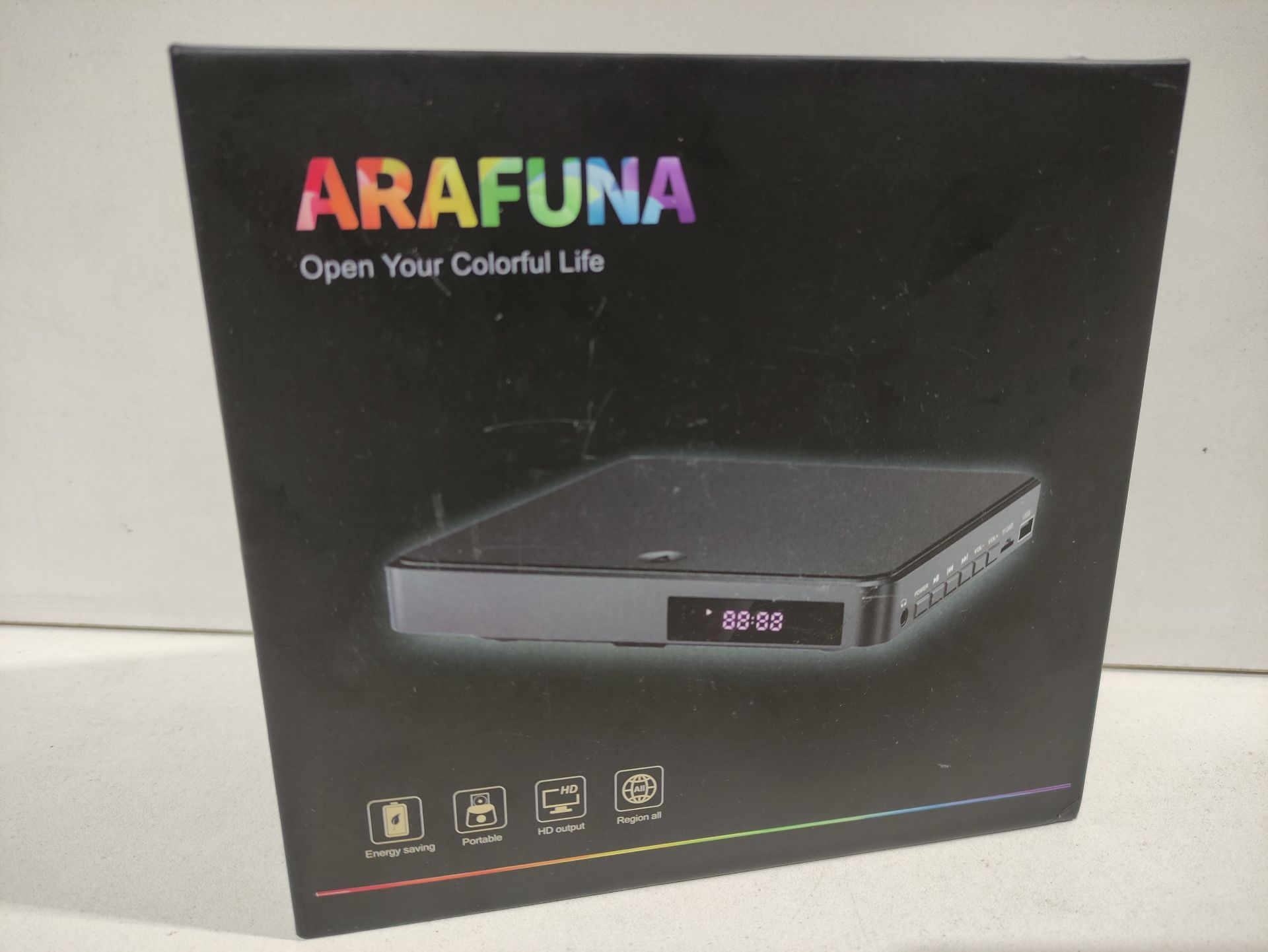 RRP £46.98 Mini DVD Player ARAFUNA - Image 2 of 2