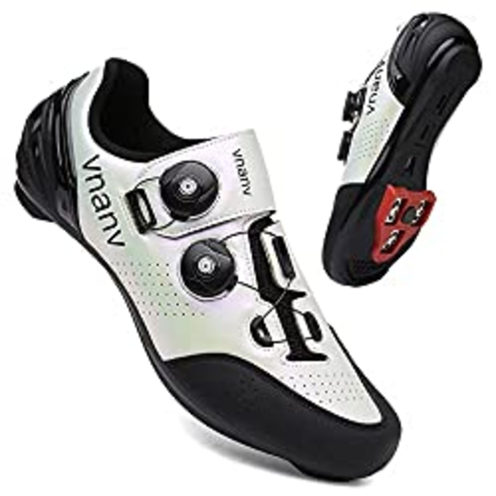 RRP £57.65 Cycling Shoes for Mens Womens Road Bikes MTB Shoes