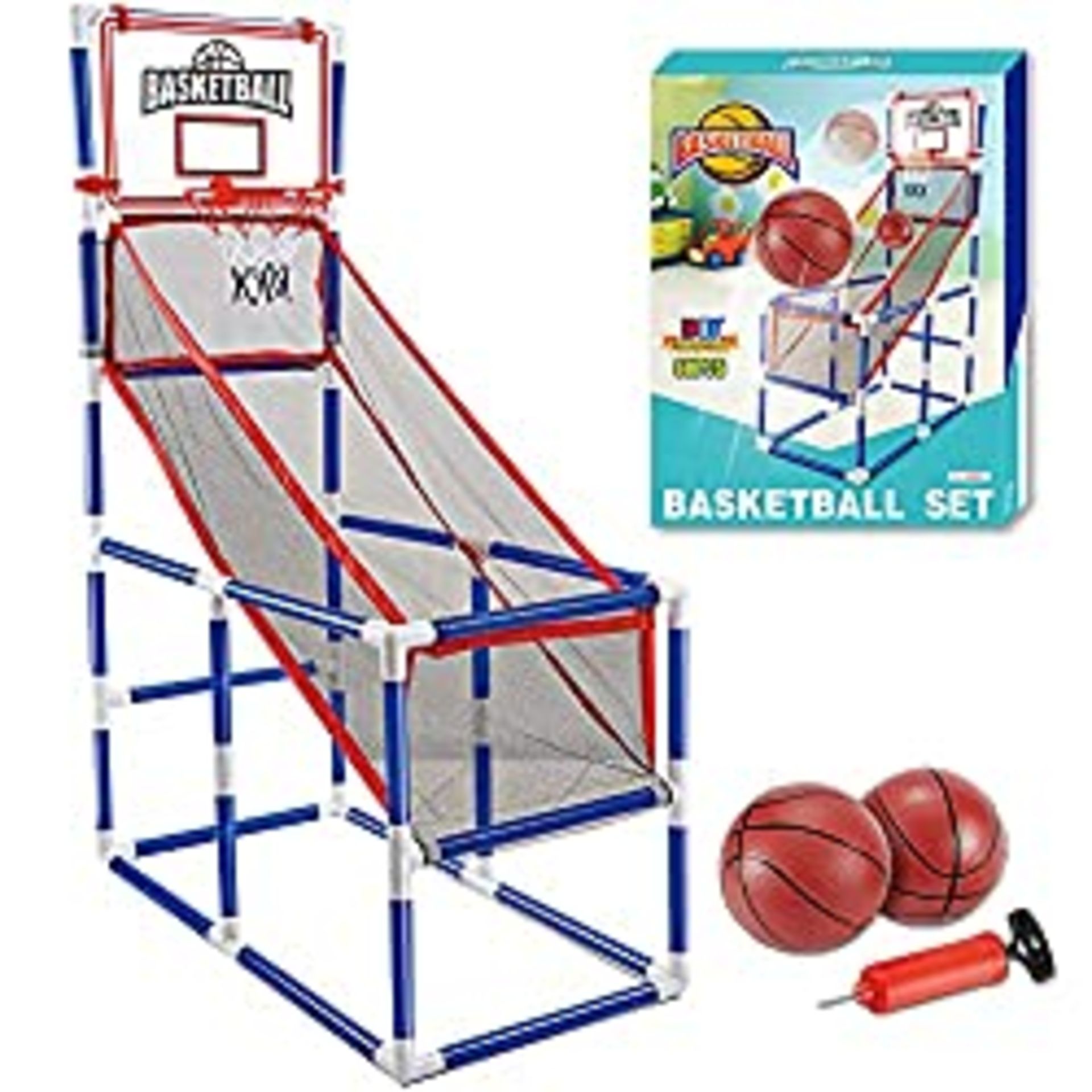 RRP £34.99 Sanlebi Basketball Hoop and Stand for Kids