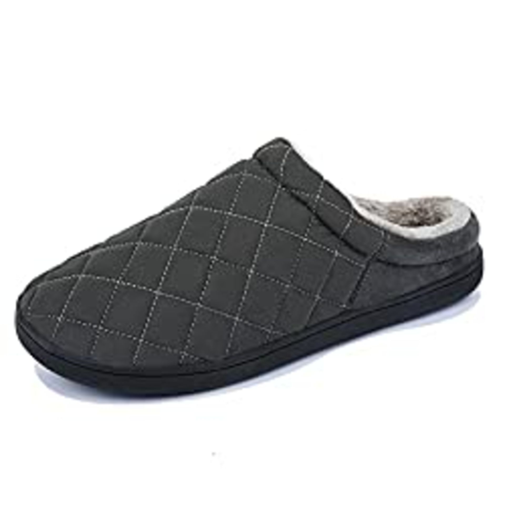 RRP £27.98 Men's Memory Foam Slippers Warm Comfy Fleece Lined