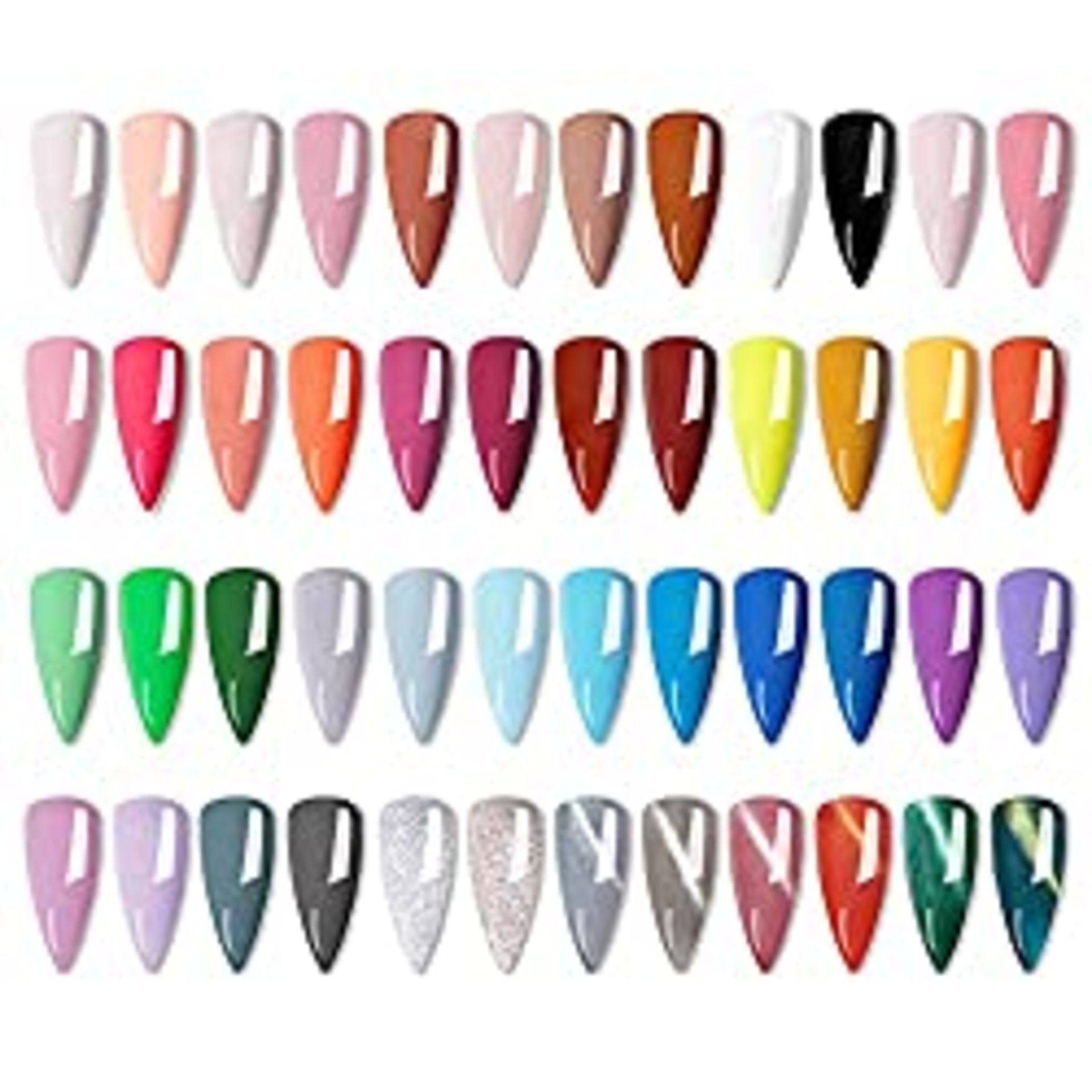 RRP £39.98 CkFyahp 48 Colors Gel Nail Polish Set