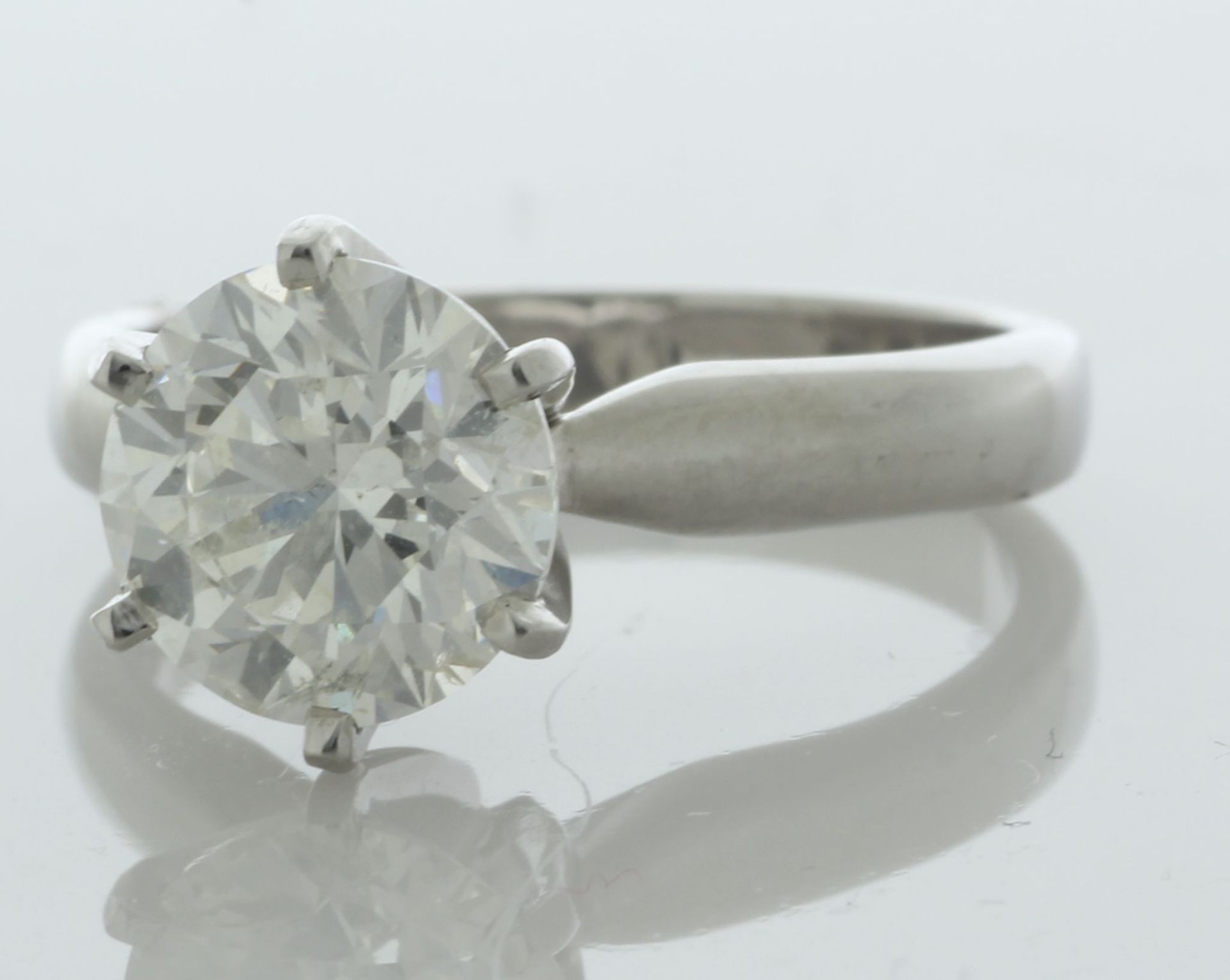 Platinum Single Stone Diamond Ring 2.00 Carats - Valued By GIE £137,755.00 - A stunning 2.00 carat - Image 2 of 4