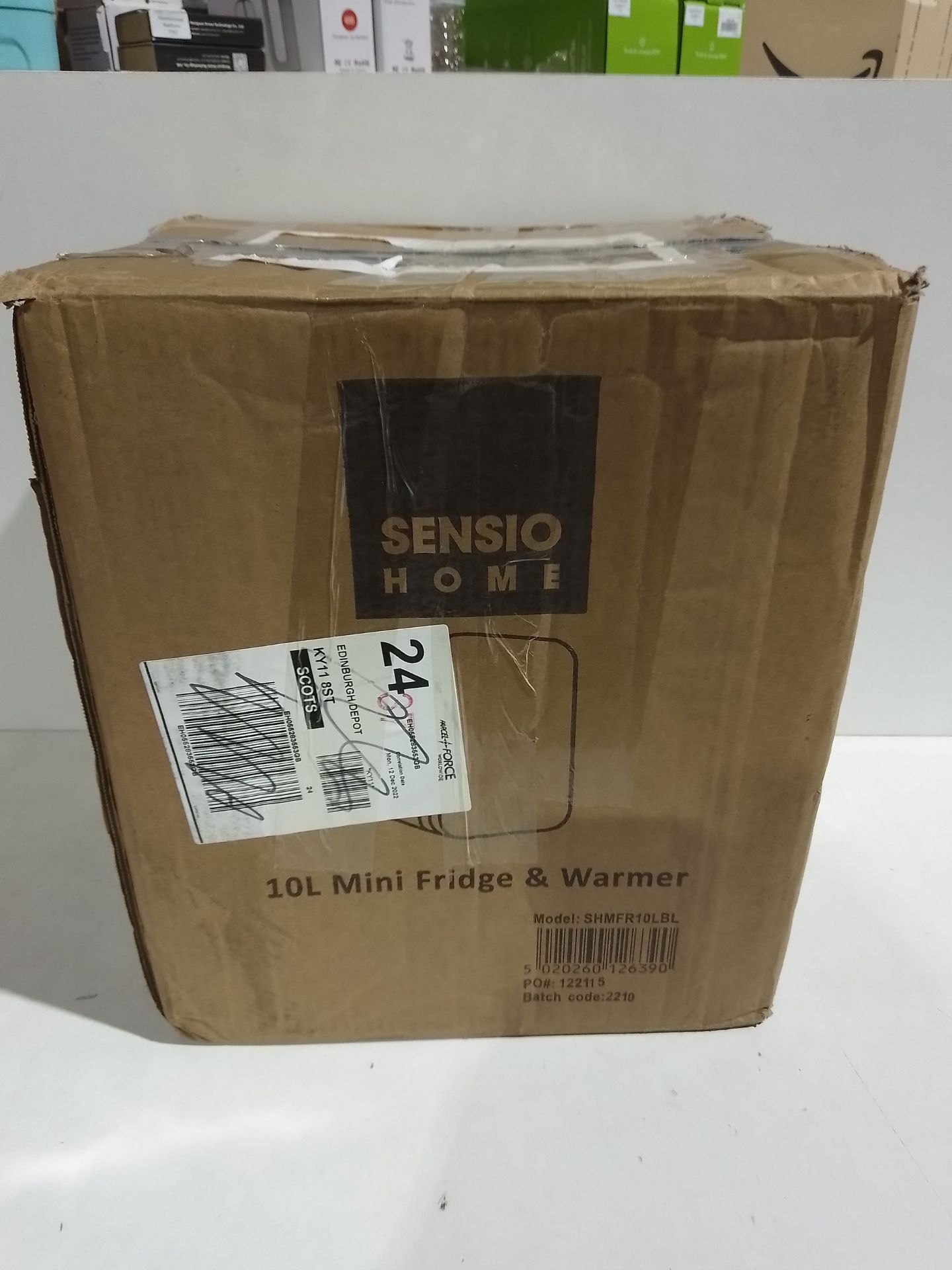 RRP £64.94 SENSIOHOME 10L Mini Fridge Cooler & Warmer | AC+DC Power - 12v - Image 2 of 2