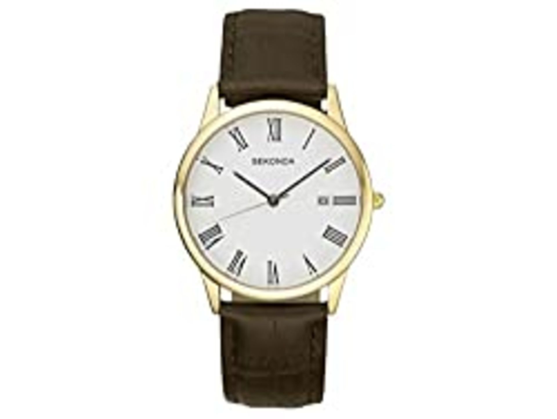 RRP £29.99 Sekonda Men Analog Quartz Watch with Leather Strap 3676