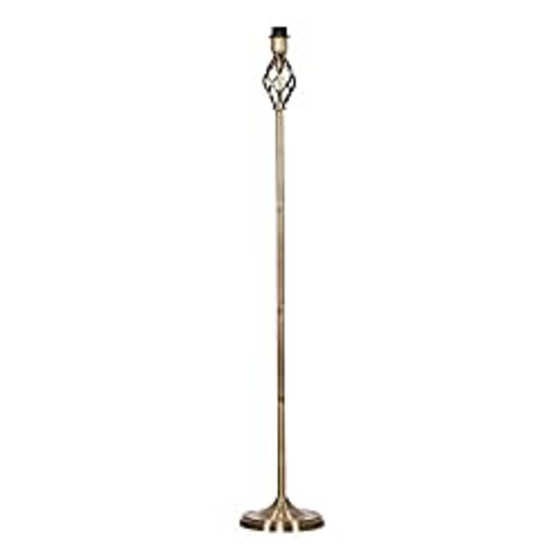 RRP £39.98 MiniSun Traditional Style Antique Brass Barley Twist Floor Lamp Base