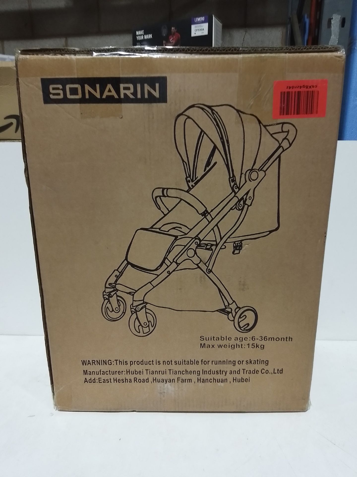 RRP £119.99 SONARIN Lightweight Stroller - Image 2 of 2