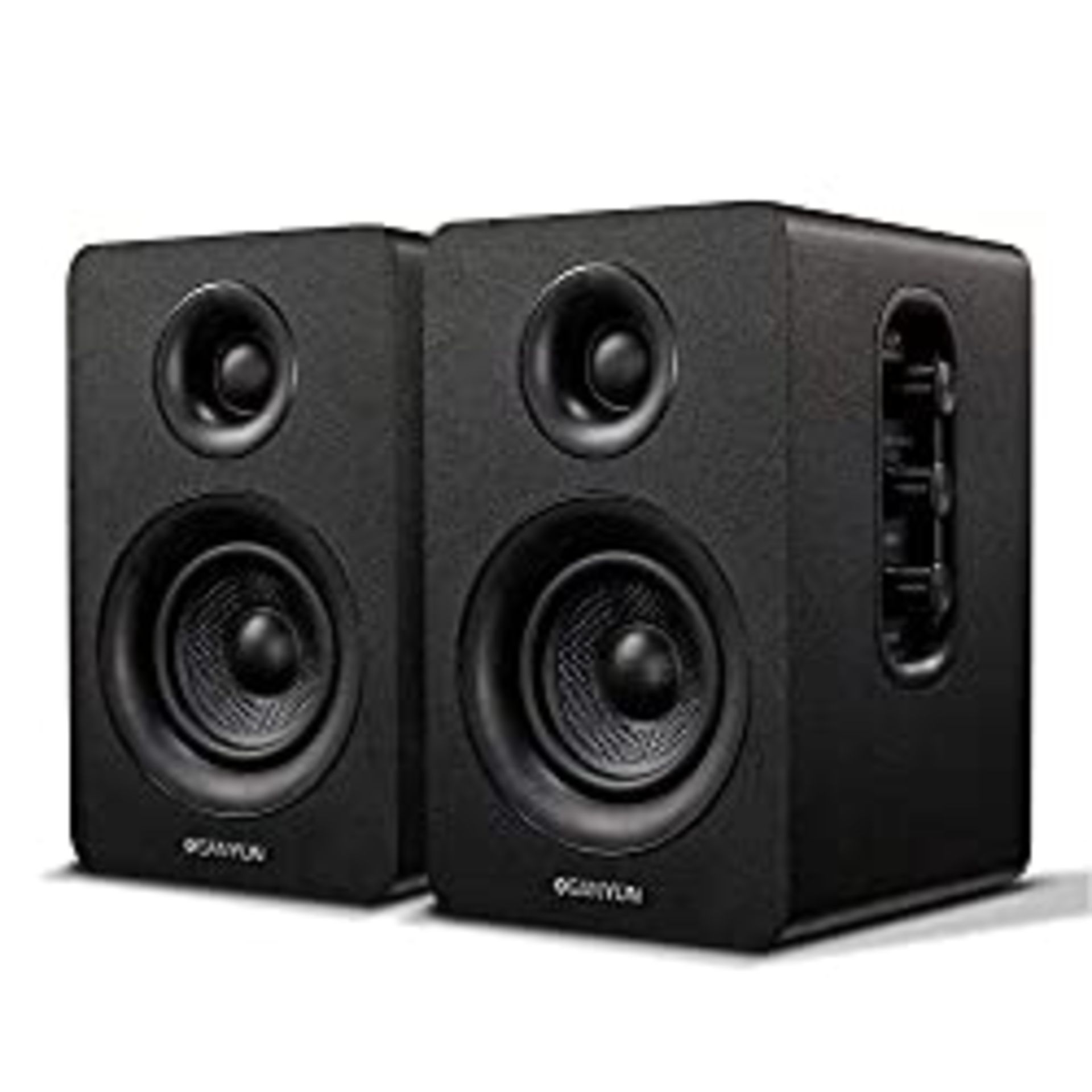 RRP £69.98 Sanyun SW208 3" Active Bluetooth 5.0 Bookshelf Speakers