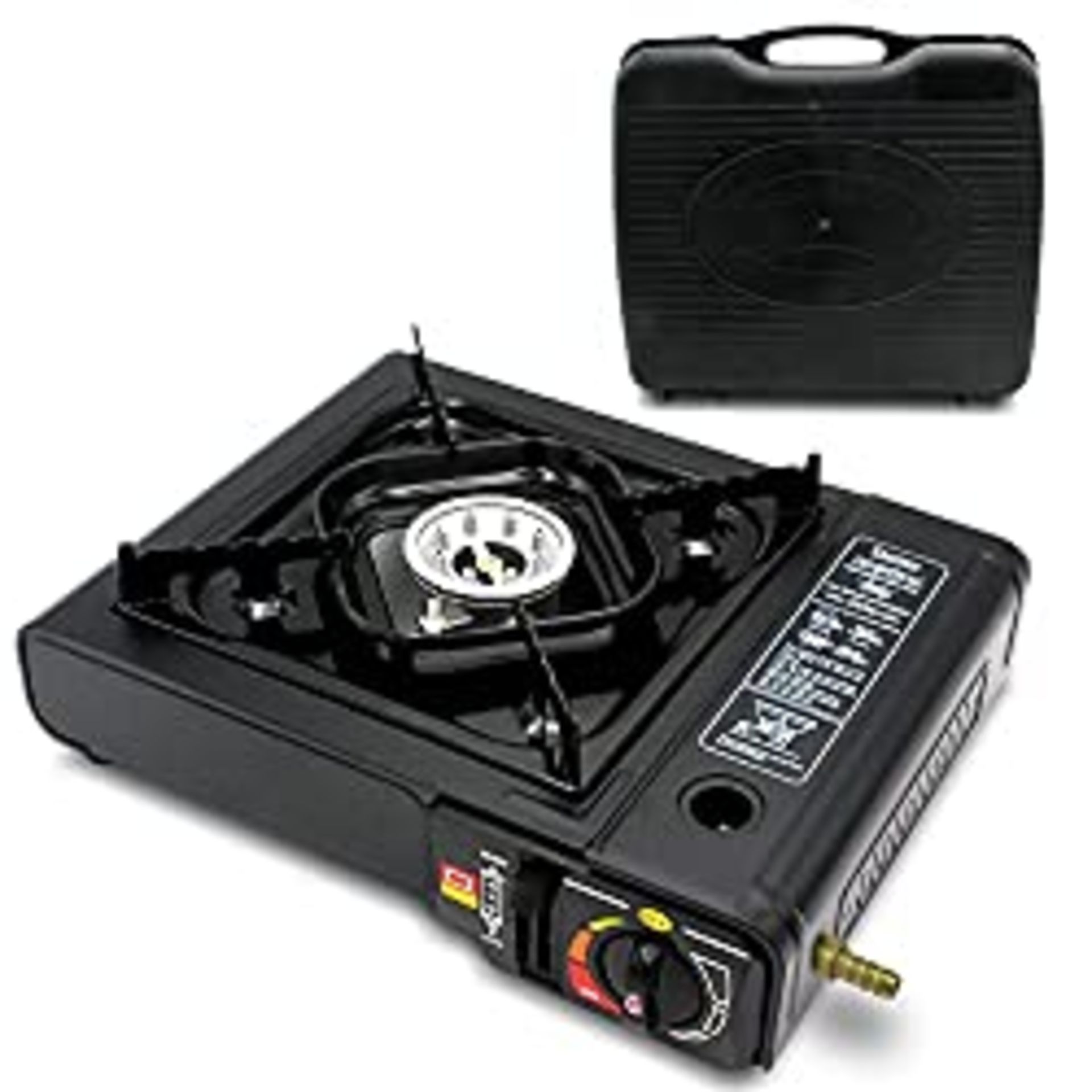 RRP £29.99 Yinleader Camping Stove Portable Gas Stove with suitcase without gas