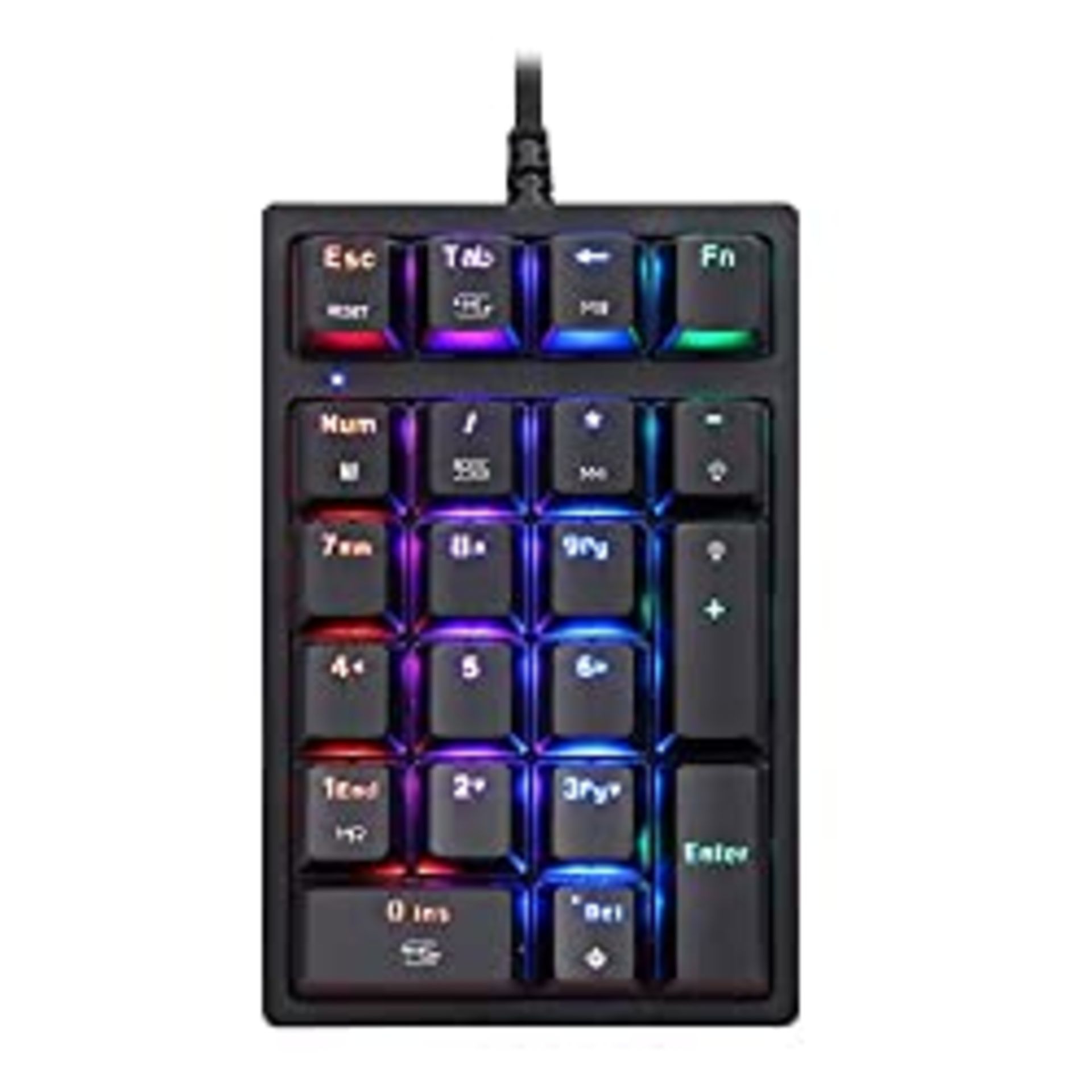 RRP £22.99 MOTOSPEED Macro Mechanical Numeric Keypad USB Wired