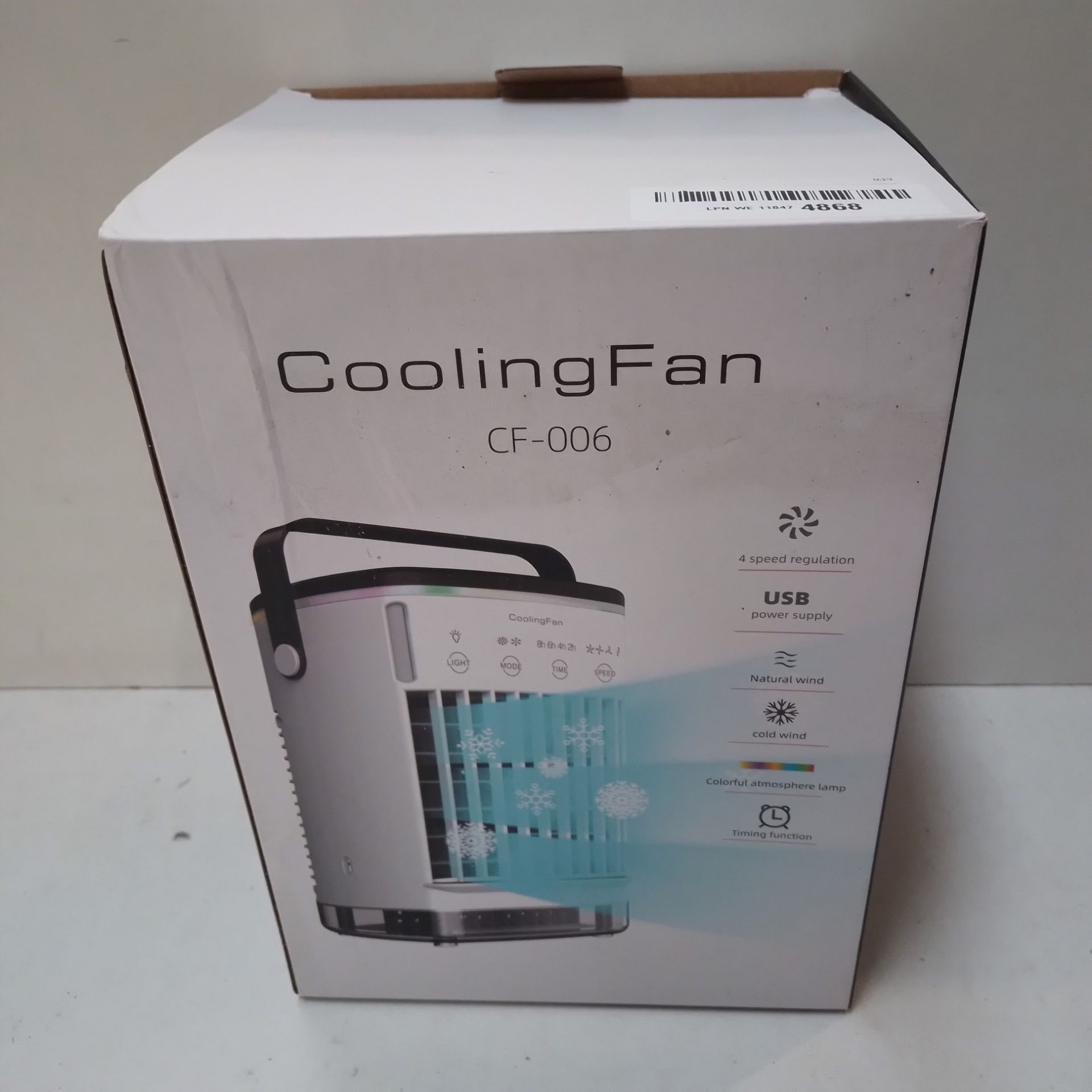 RRP £34.19 Portable Air Cooler - Image 2 of 2