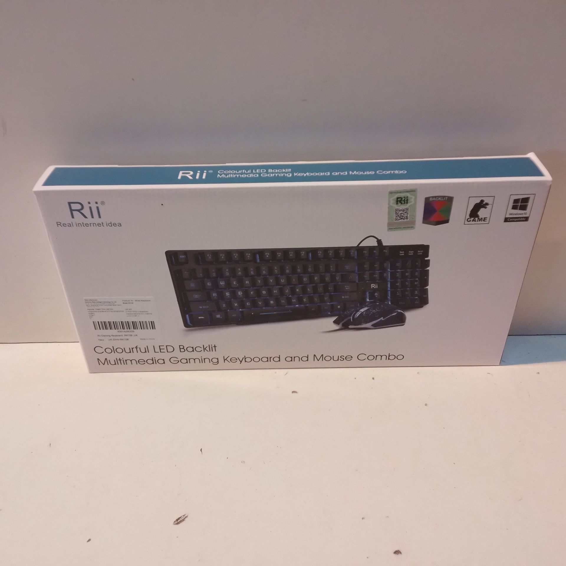 RRP £18.68 Rii RK108 Gaming Keyboard and Mouse Set - Image 2 of 2