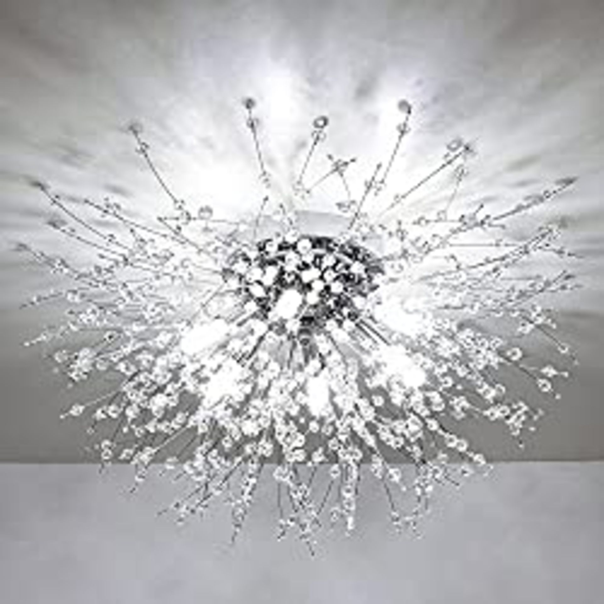 RRP £69.62 Rayofly Modern Crystal Ceiling Lights for Living Room