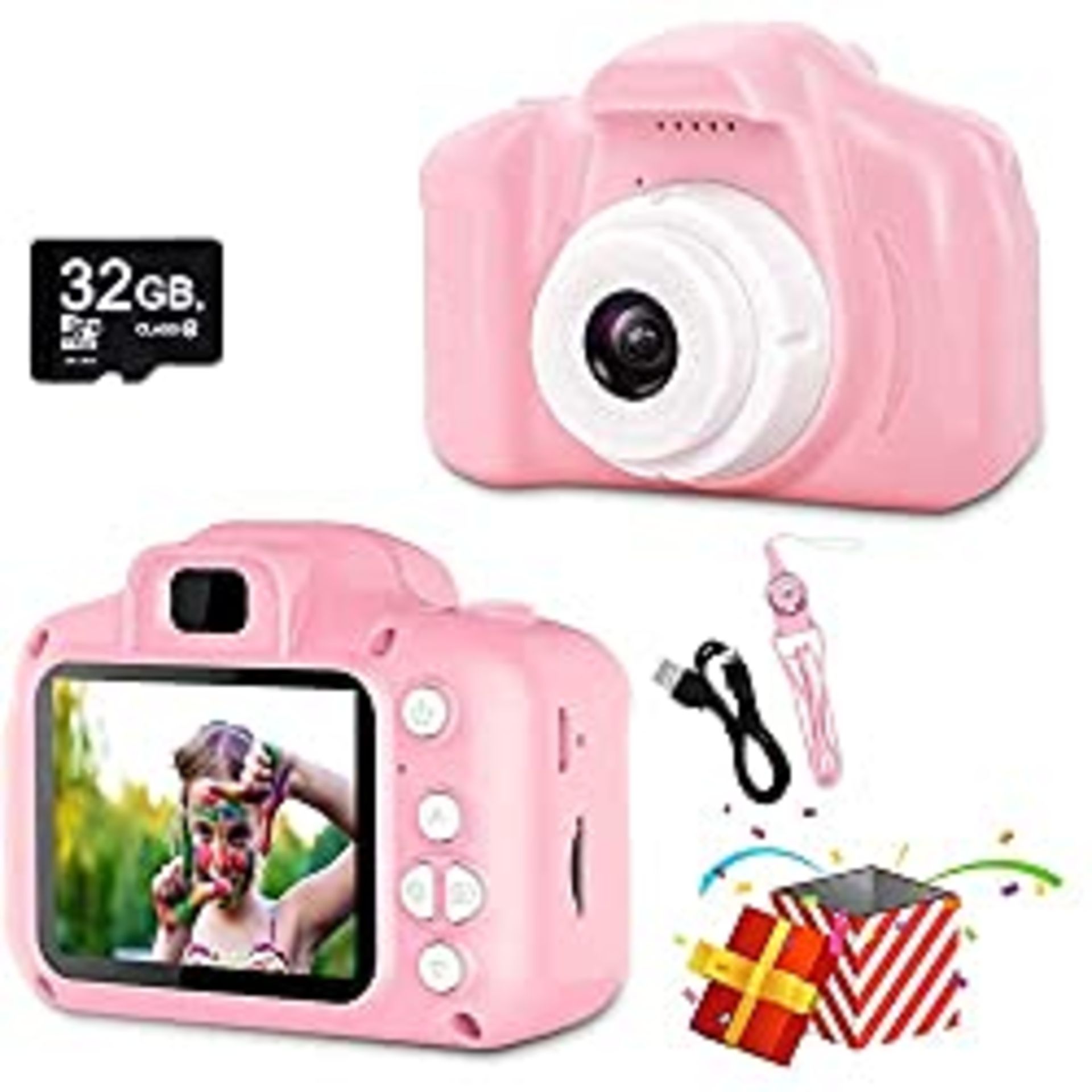 RRP £16.99 COOZi 1080p Kids Digital Camera with 32gb SD Card &