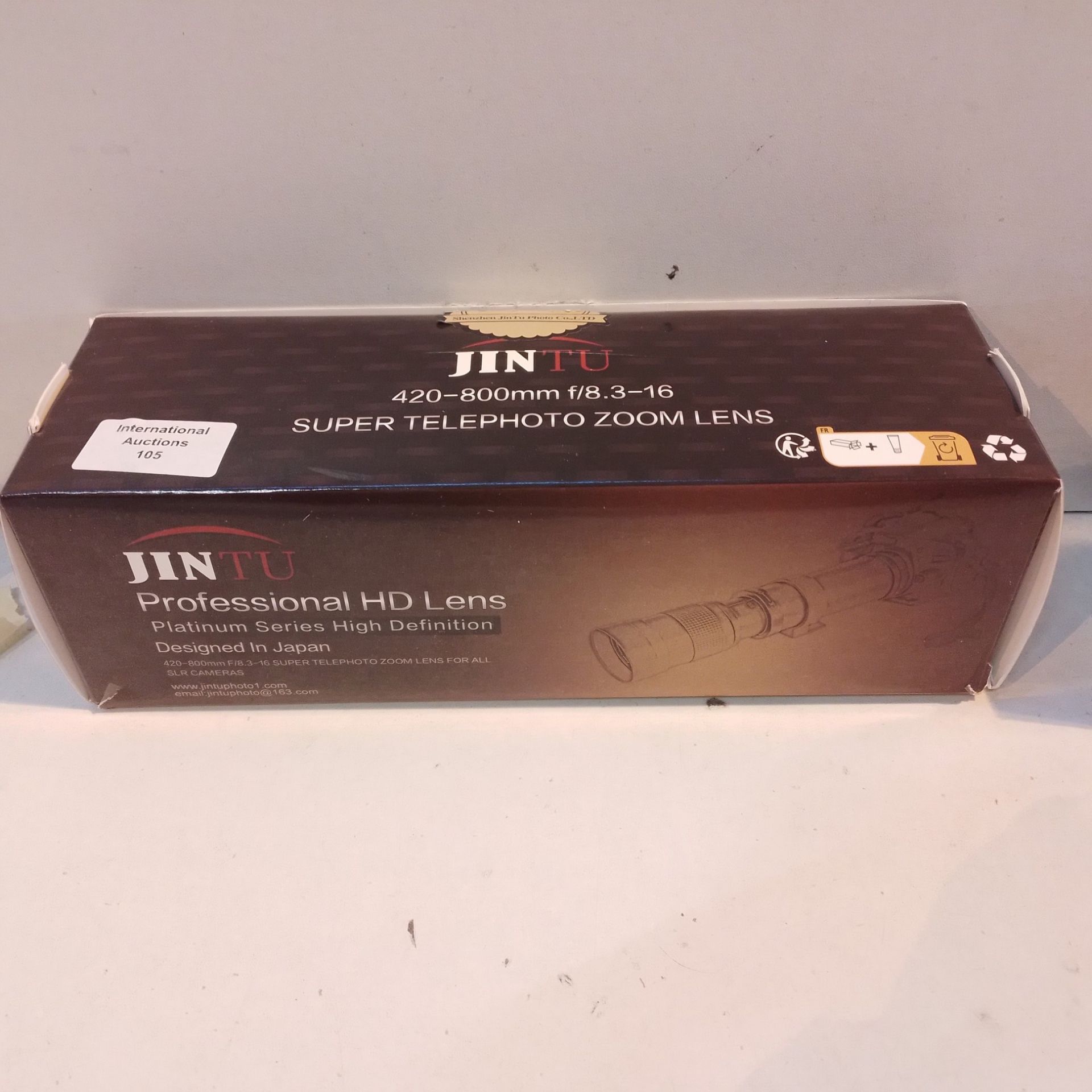 RRP £103.66 JINTU 420-800mm f/8.3 Manual Zoom Telephoto Lens Camera - Image 2 of 2