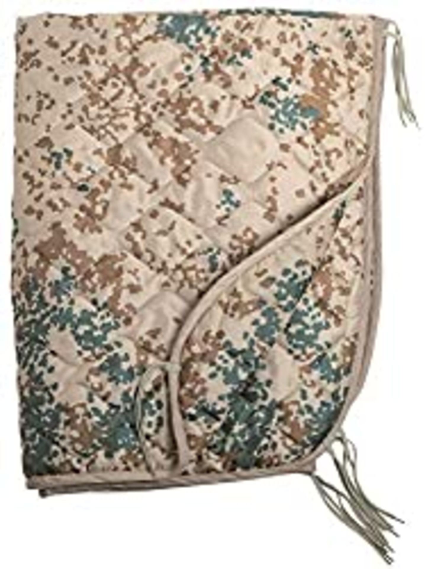 RRP £24.98 Military Poncho Liner Blanket Camping Travel Hiking Mat Tropical Camo