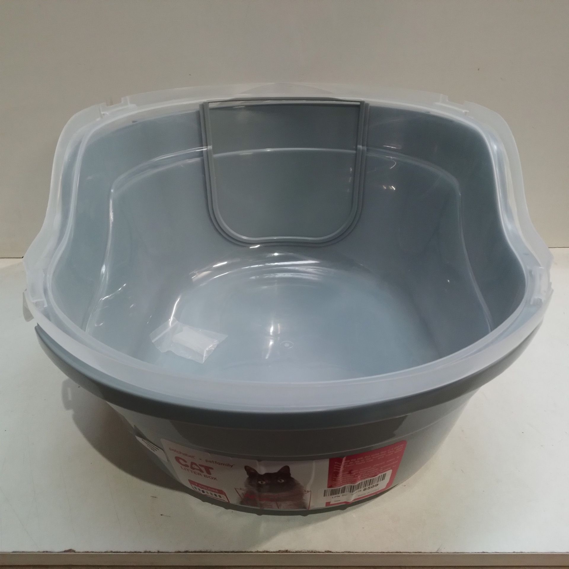 RRP £33.37 Petphabet large Cat Litter Tray Toilet Box gray - Image 2 of 2