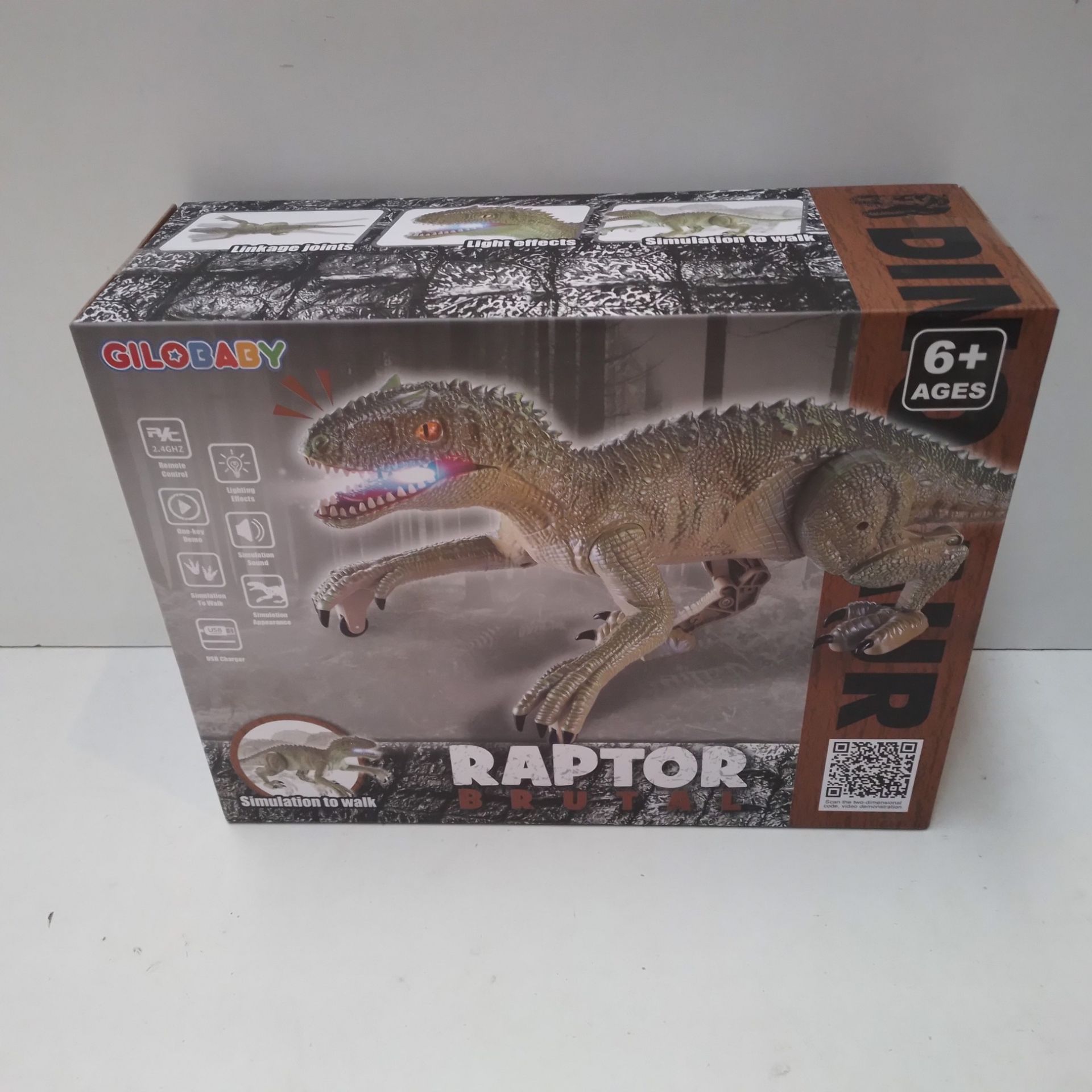 RRP £29.99 GILOBABY Remote Control Dinosaur Toys - Image 2 of 2