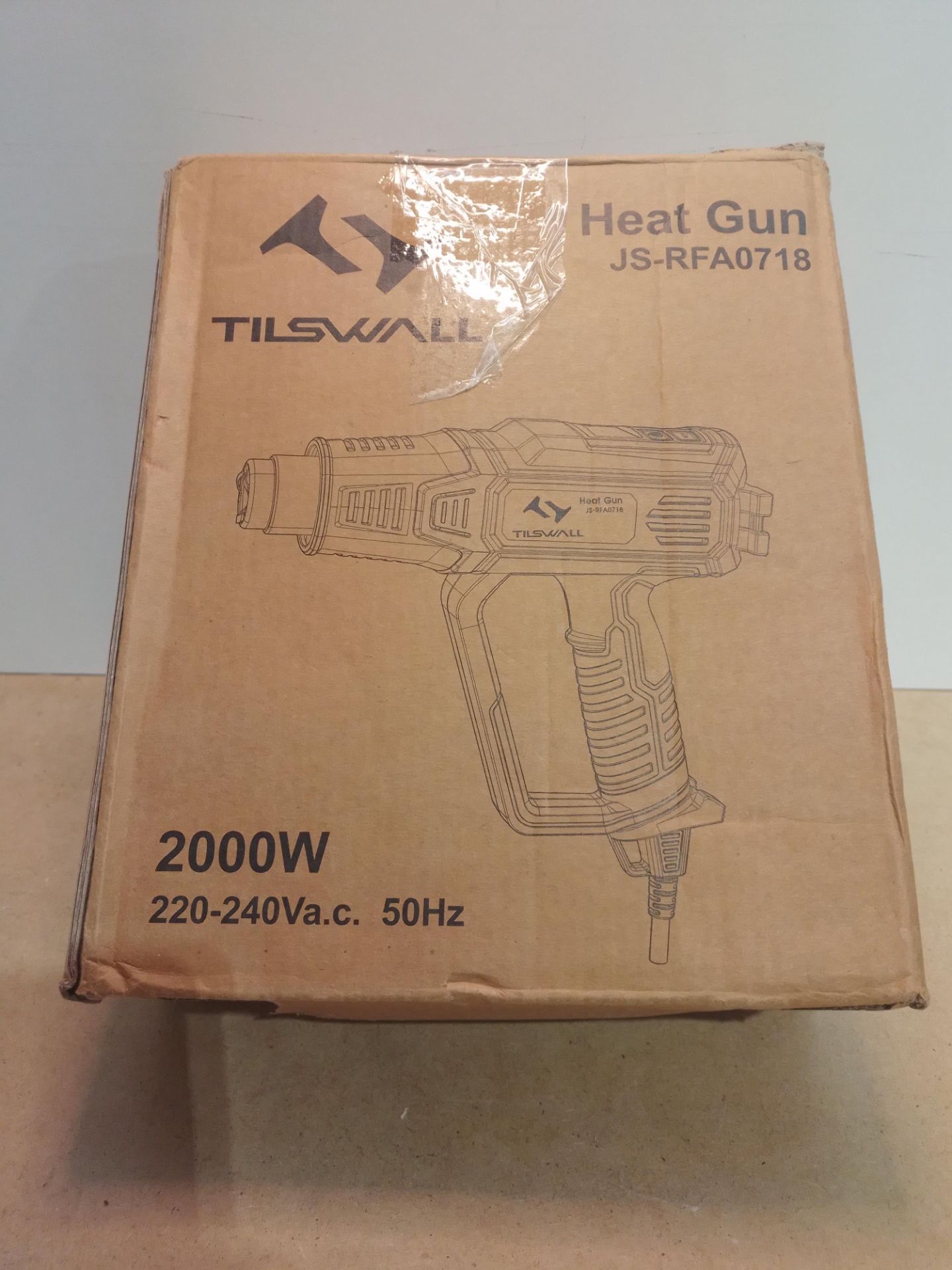 RRP £26.99 Heat Gun 2000W Tilswall Professional Hot Air Gun with - Image 3 of 3