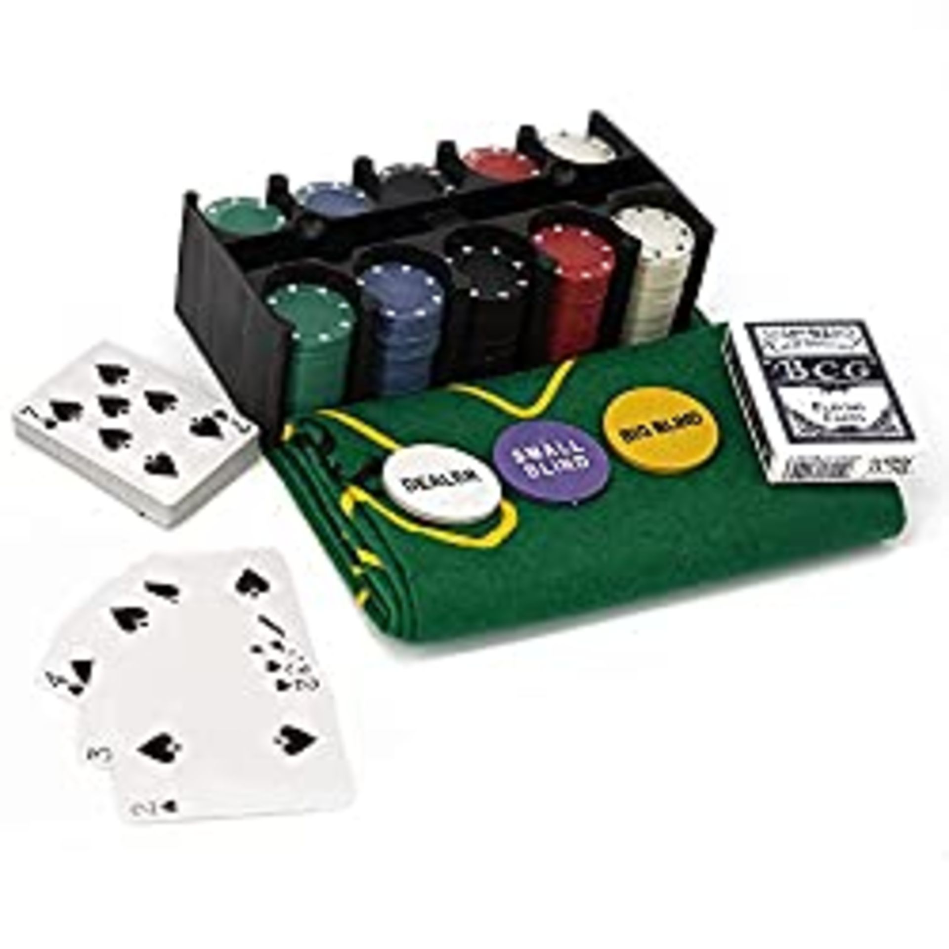 RRP £14.99 Tanness 200 Pieces Professional Casino Texas Holdem