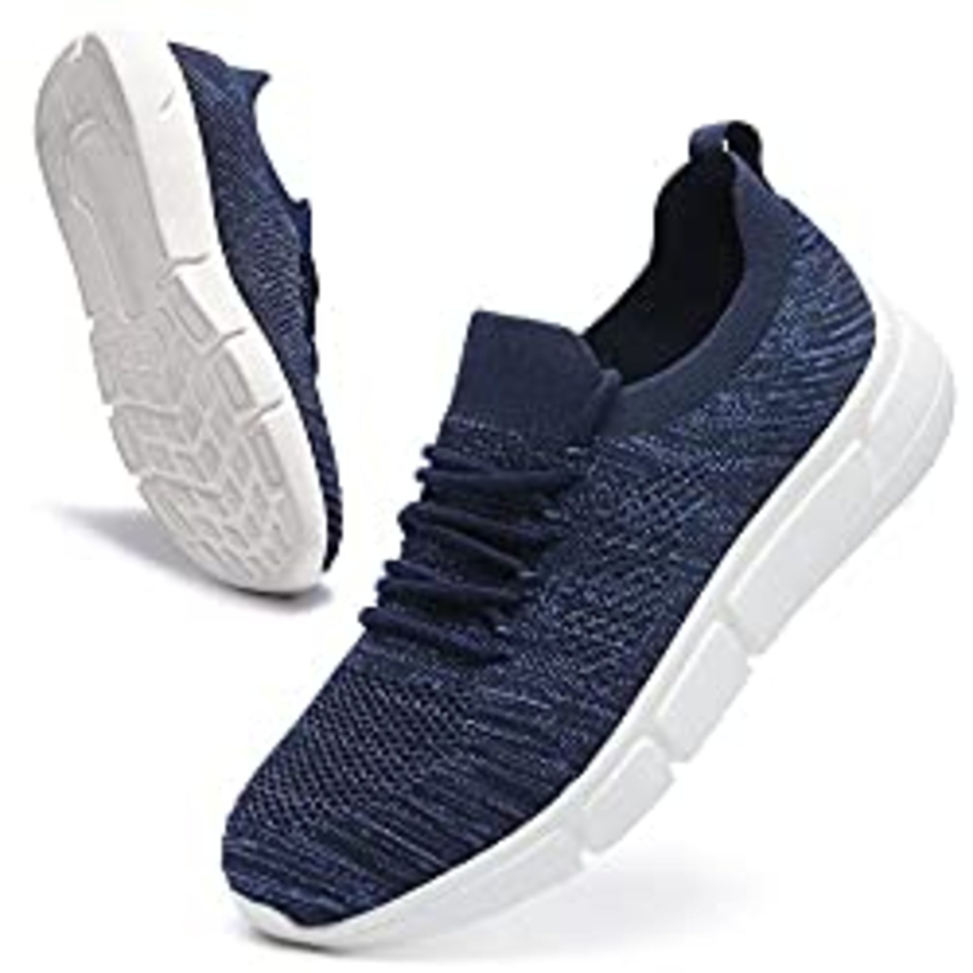 RRP £43.20 Mens Walking Shoes-Slip On Tennis Sneakers Athletic