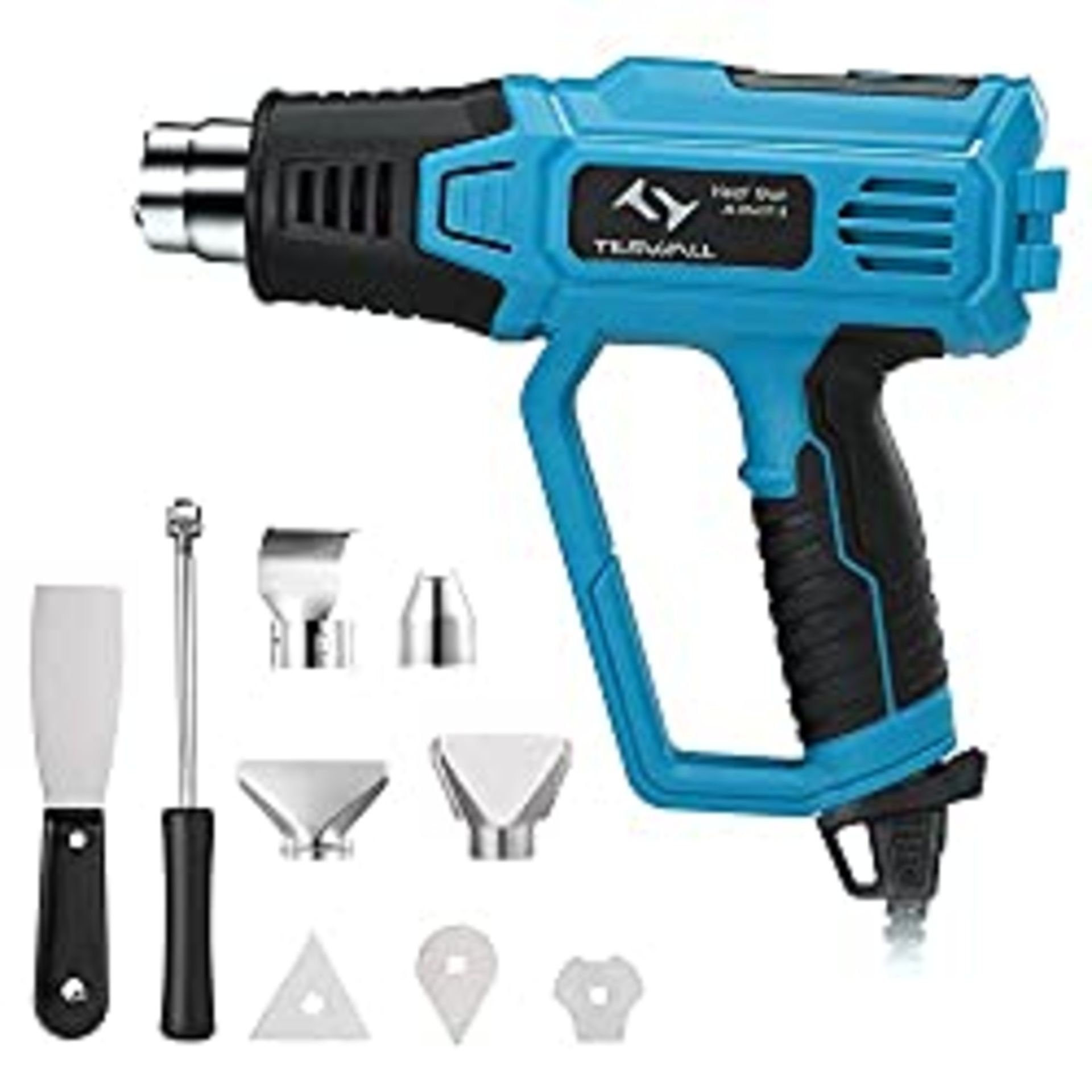 RRP £26.99 Heat Gun 2000W Tilswall Professional Hot Air Gun with - Image 2 of 3